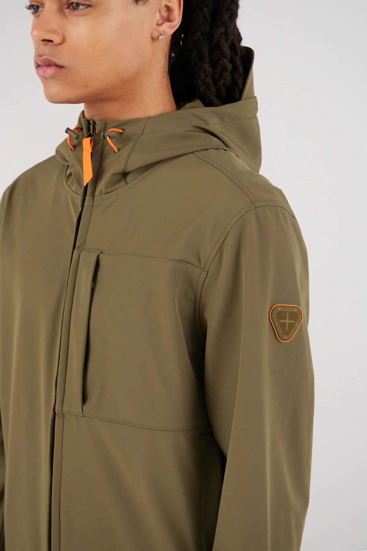 Veste à capuche poche poitrine Ronald