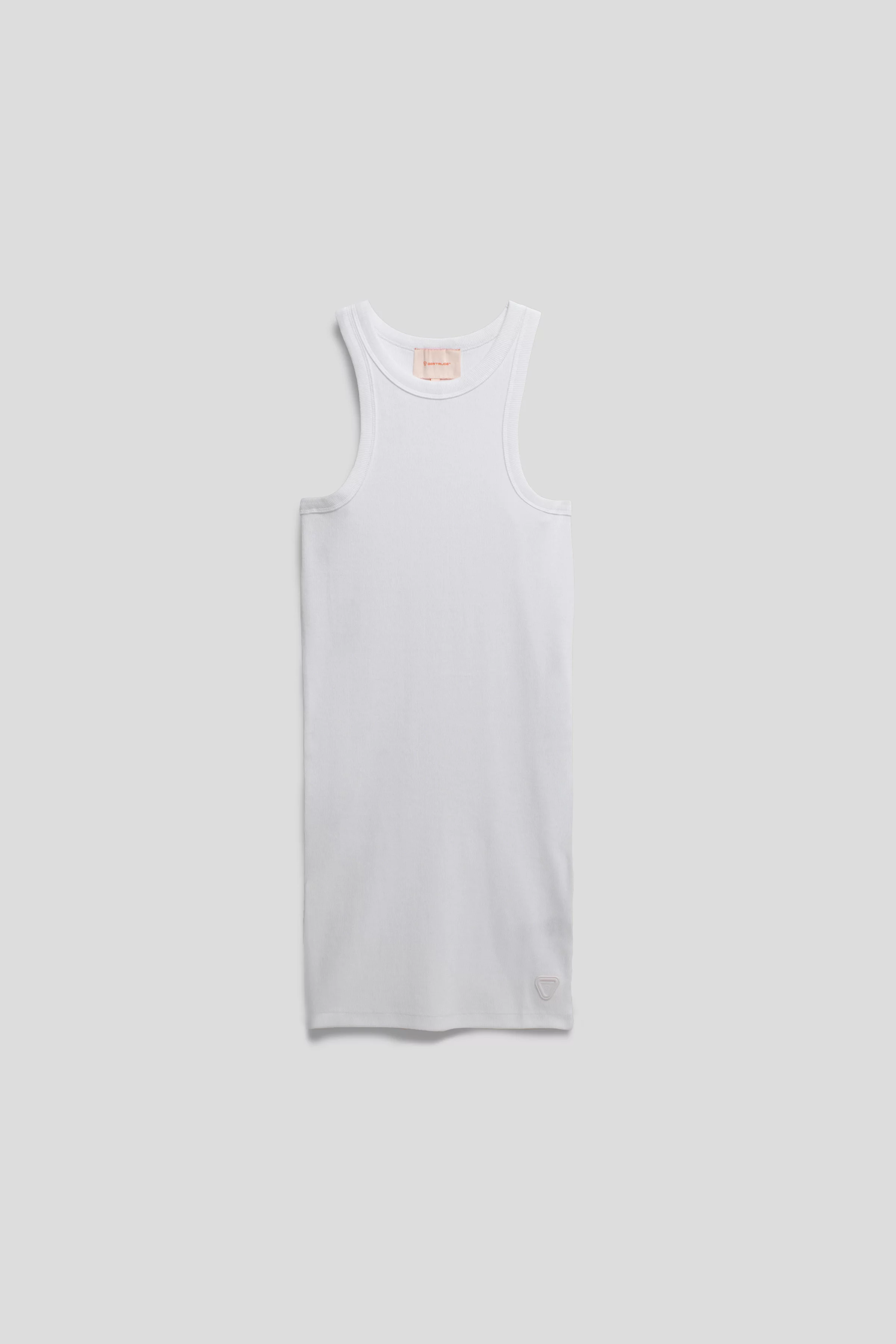 Sleeveless dress in ribbed jersey Tia
