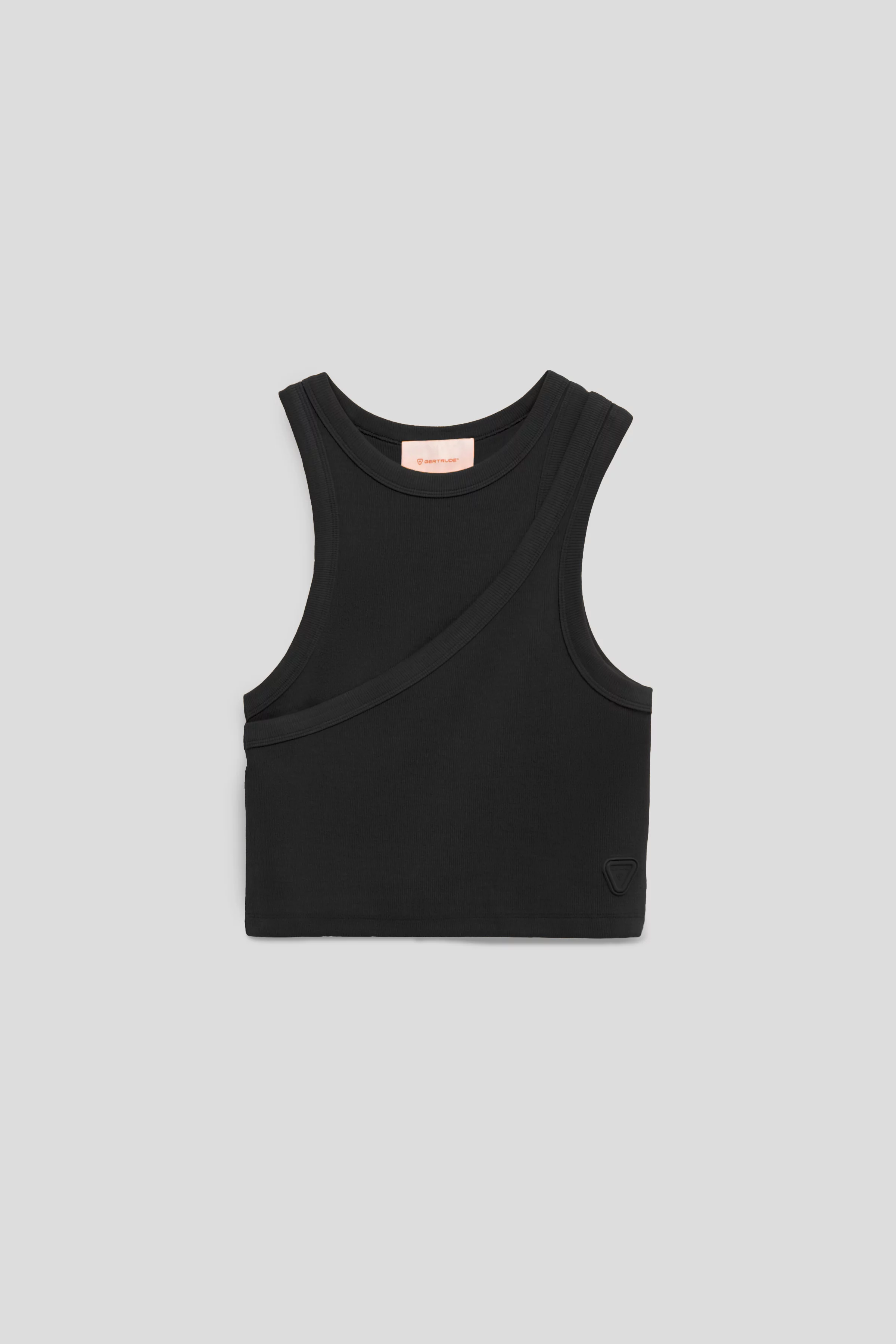 Assymetrical jersey tank top Deyna