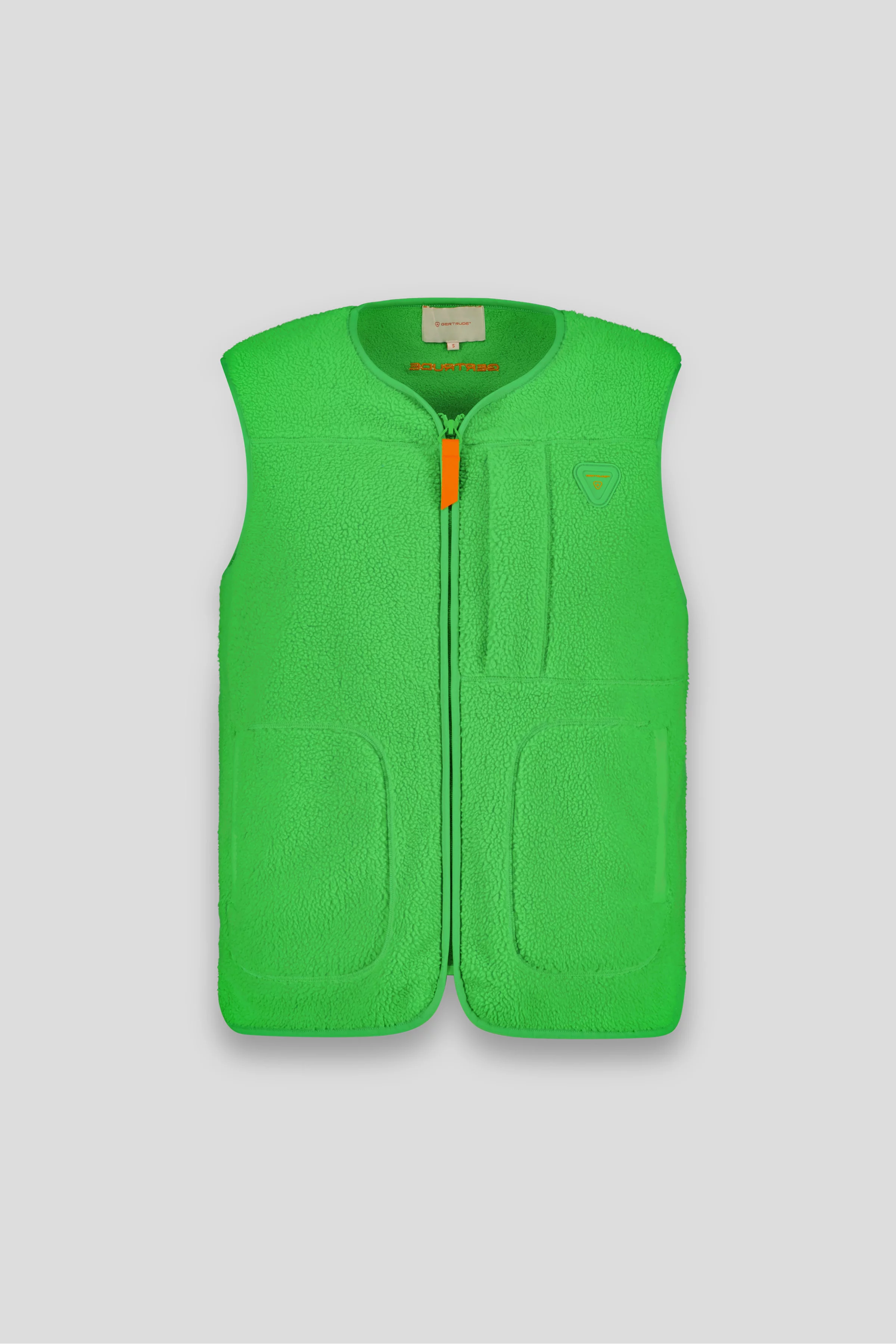 Unisex sleeveless jacket in sherpa Enzo