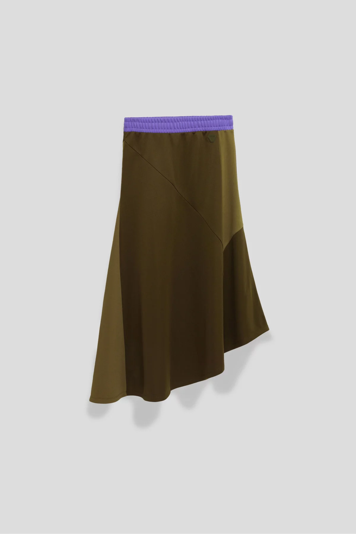 Jupe midi en maille Fan