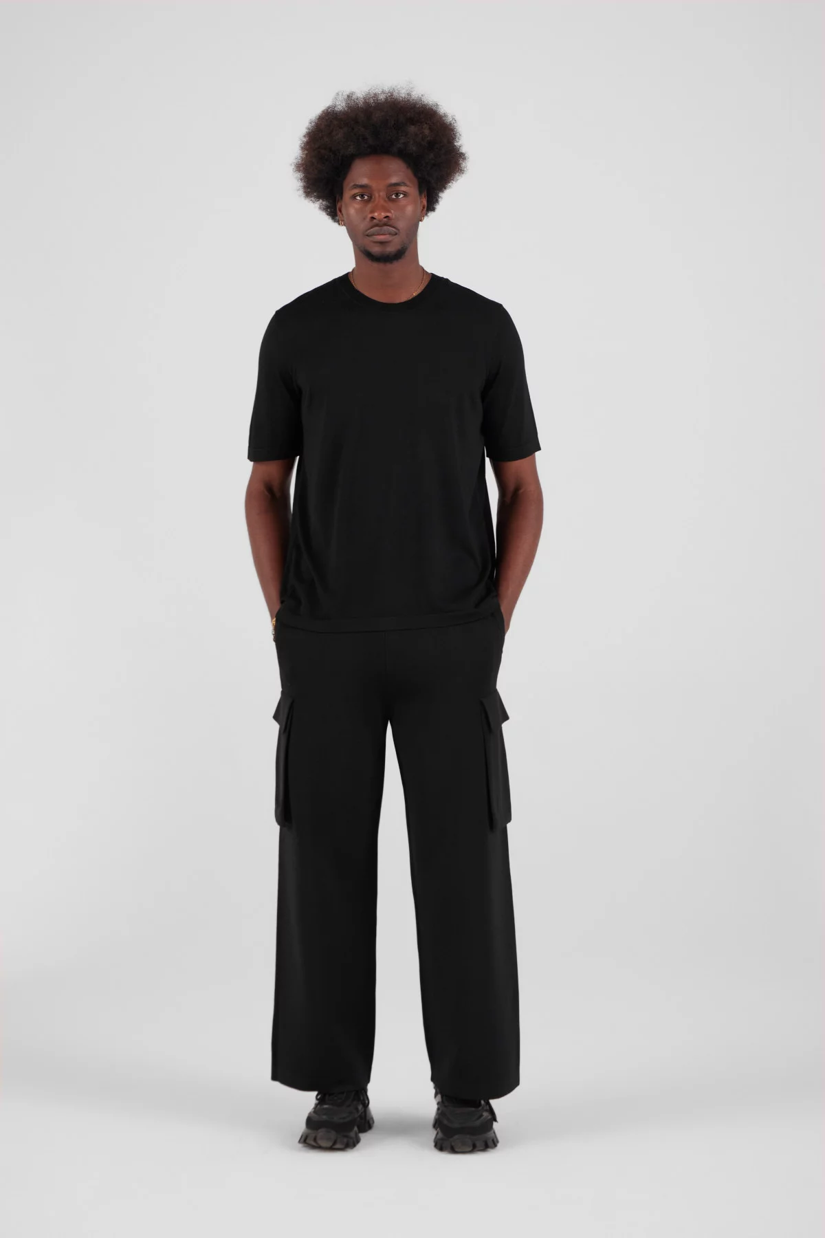 Pantalon en maille poches cargo Alpha