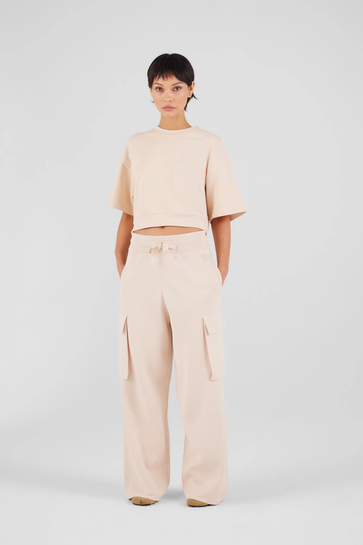 Pantalon en maille poches cargo Alpha