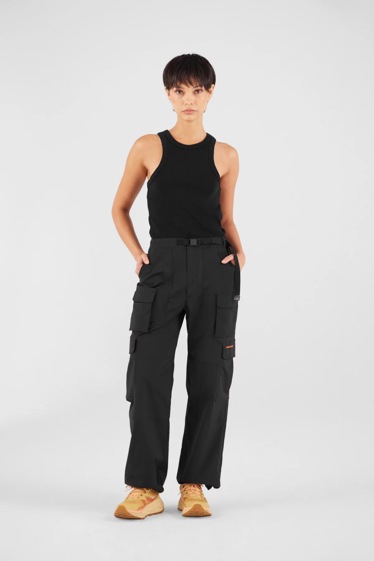 Pantalon multi-poches avec ceinture Nathael
