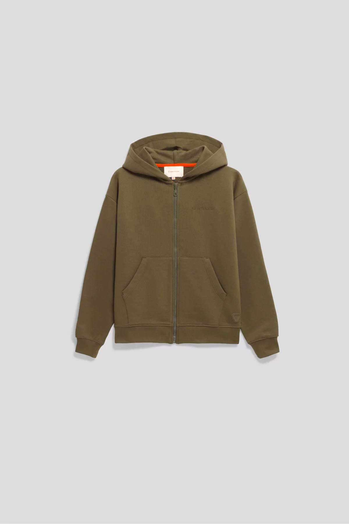Hoodie with zip fastening...