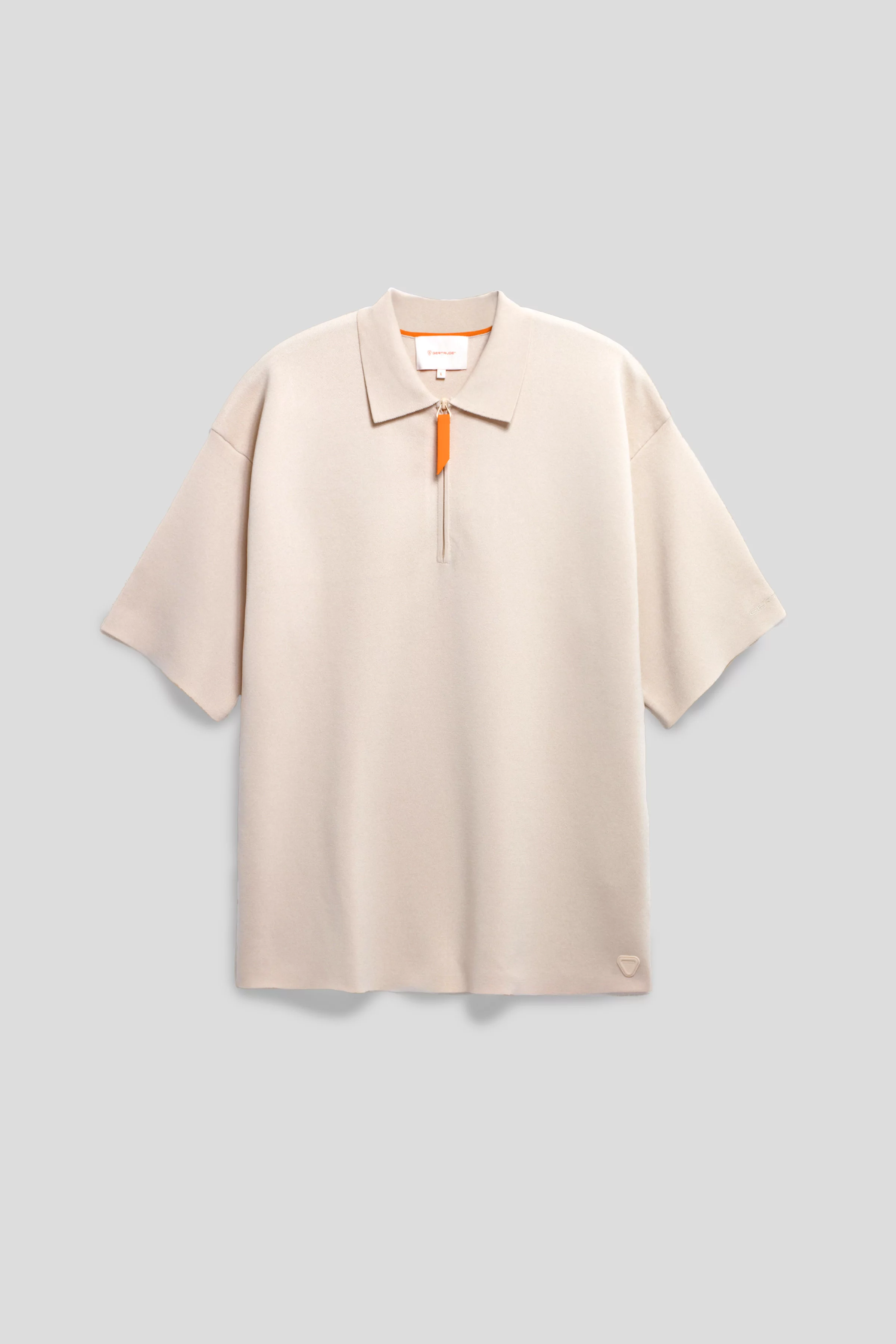 Polo en maille avec col zippé Lulu