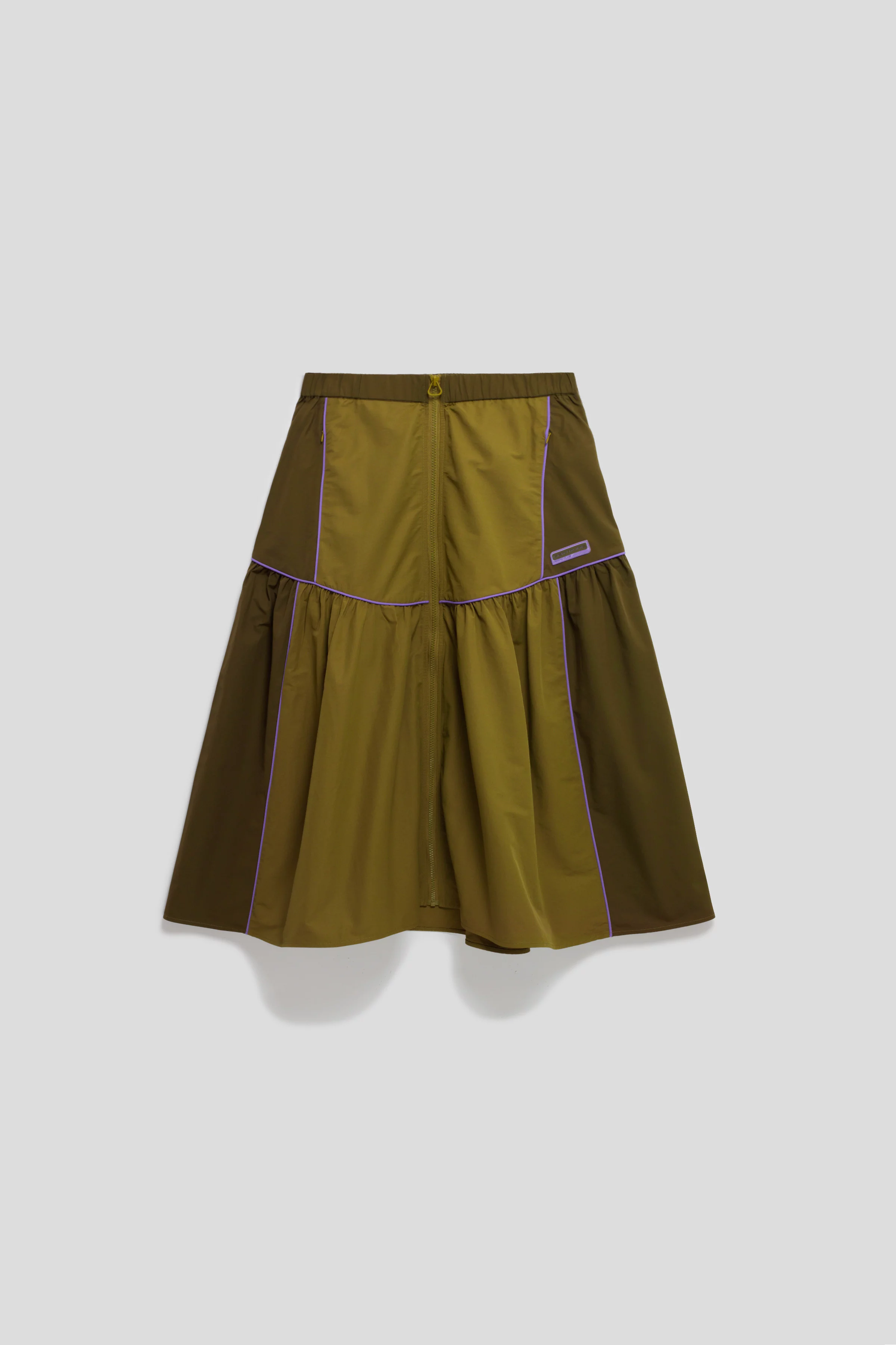 Two-tone long skirt Judith