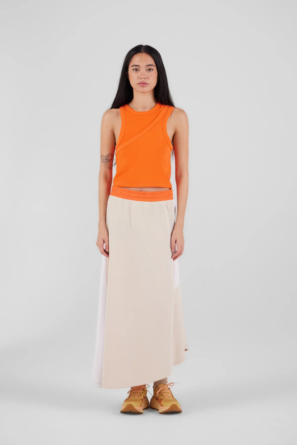 Knitted midi skirt Fan