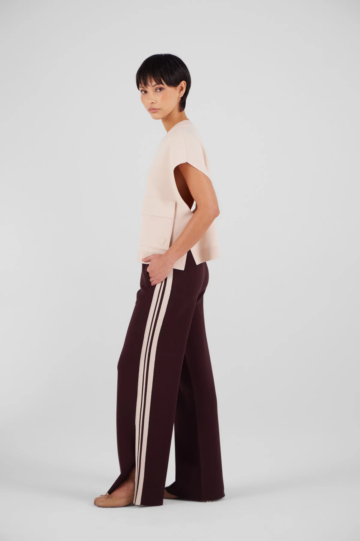 Pantalon en maille Irma