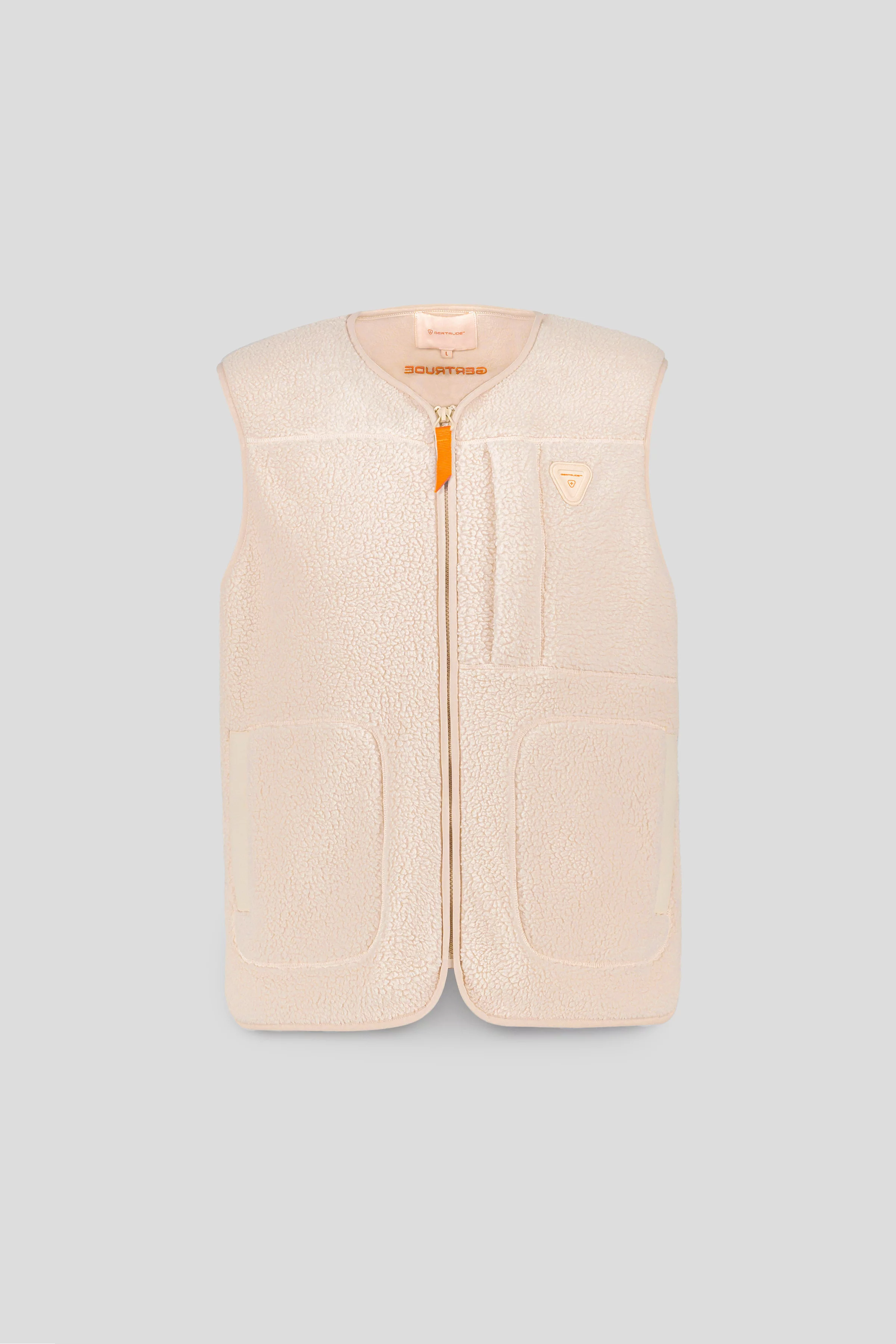 Unisex sleeveless jacket in sherpa Enzo
