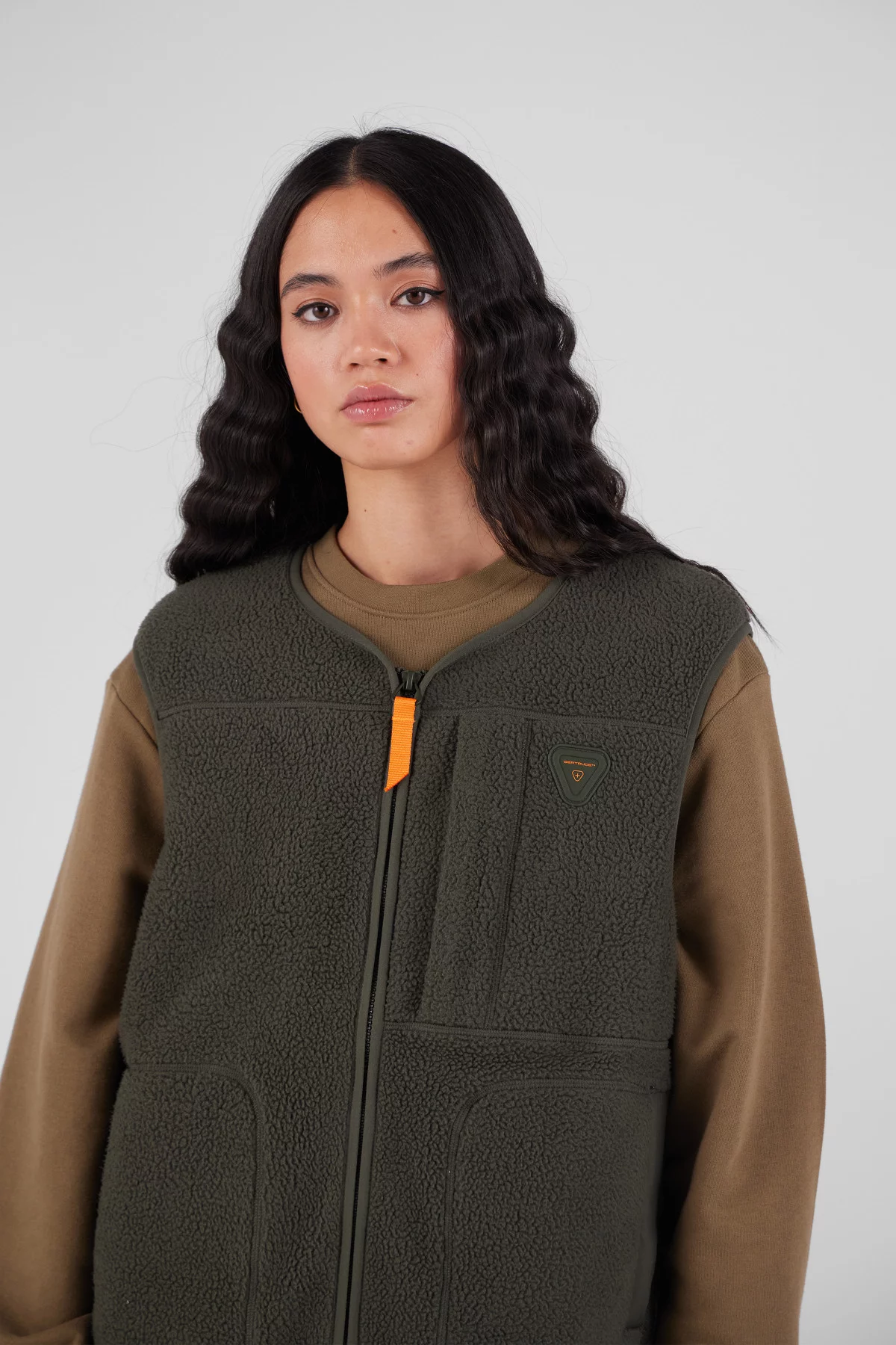 Veste sans manches en sherpa unisexe Enzo