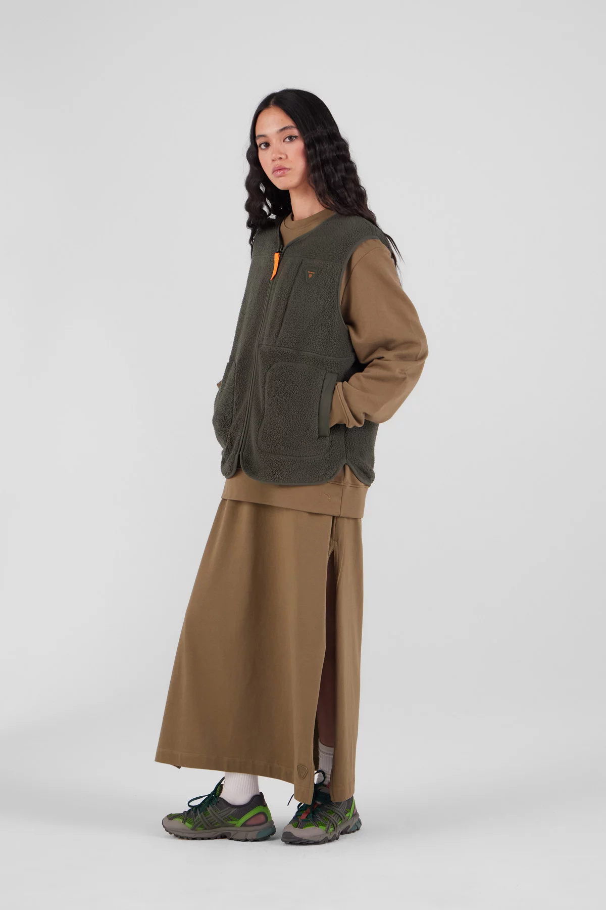 Veste sans manches en sherpa unisexe Enzo