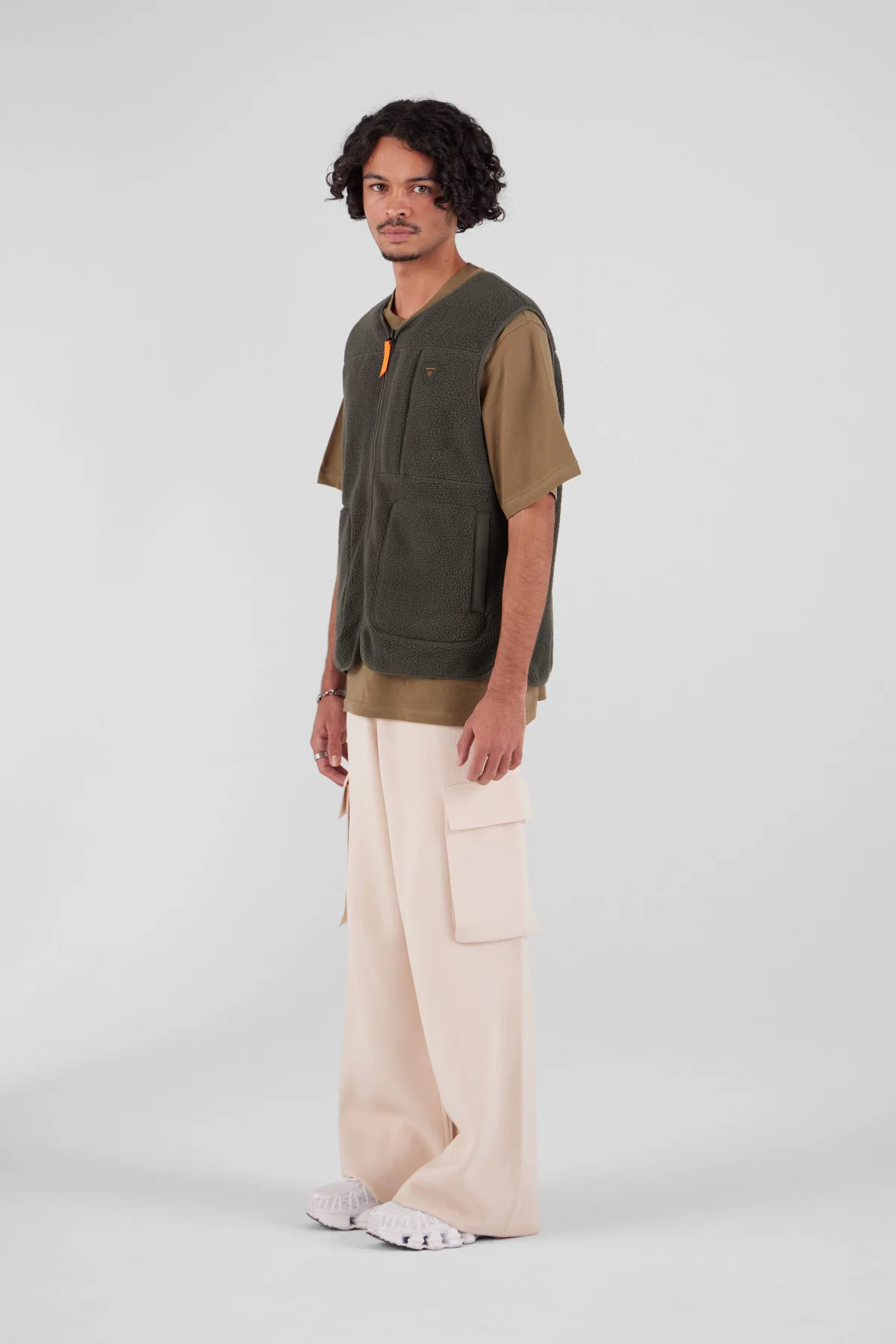 Veste sans manche en sherpa unisexe Enzo