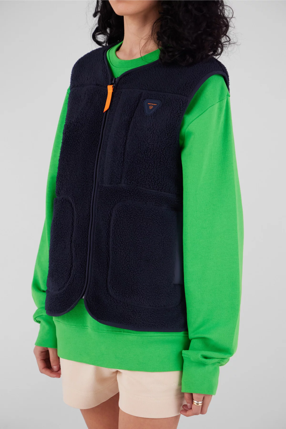 Veste sans manches en sherpa unisexe Enzo