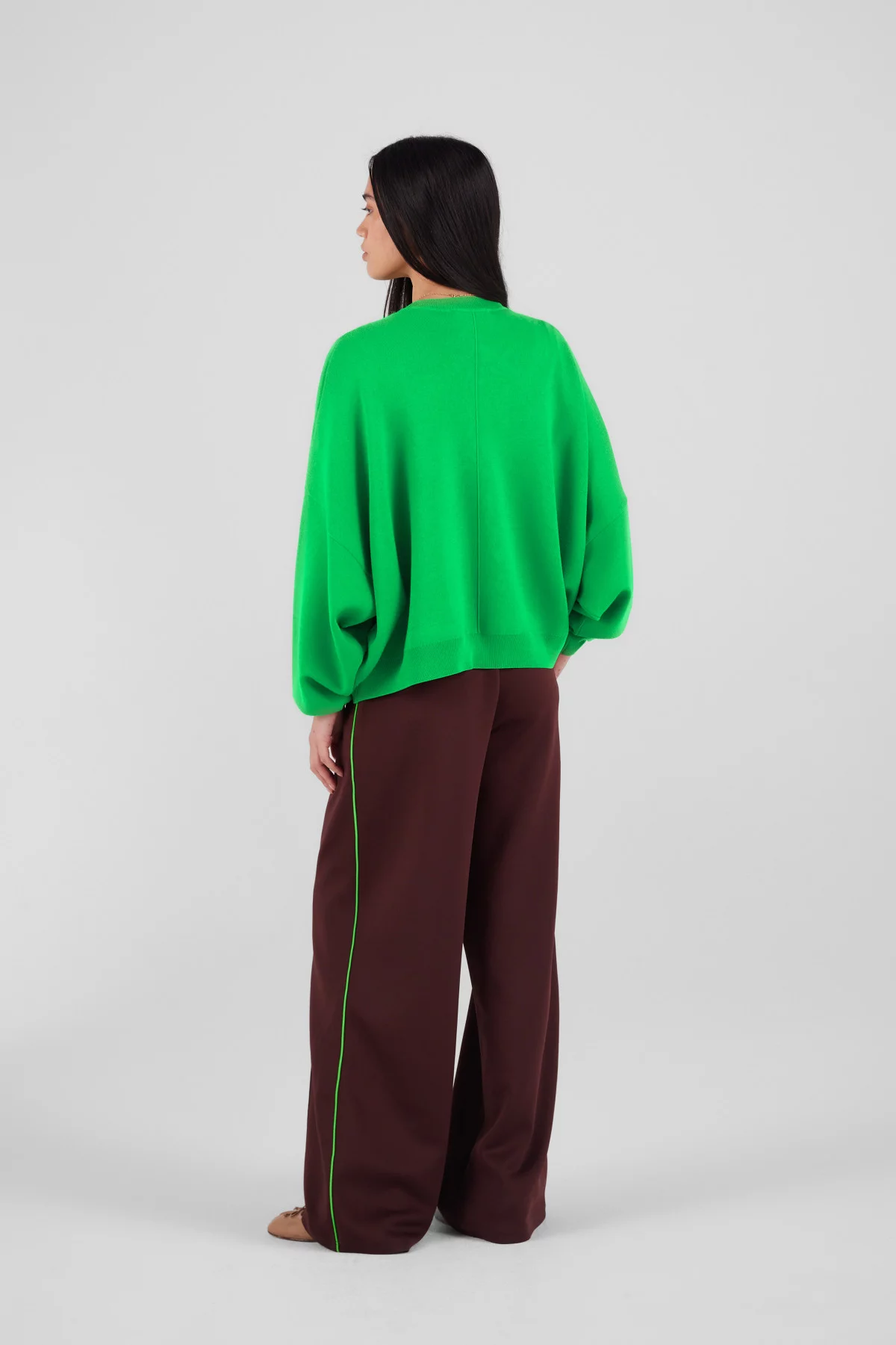 Pull col rond en maille Chandler