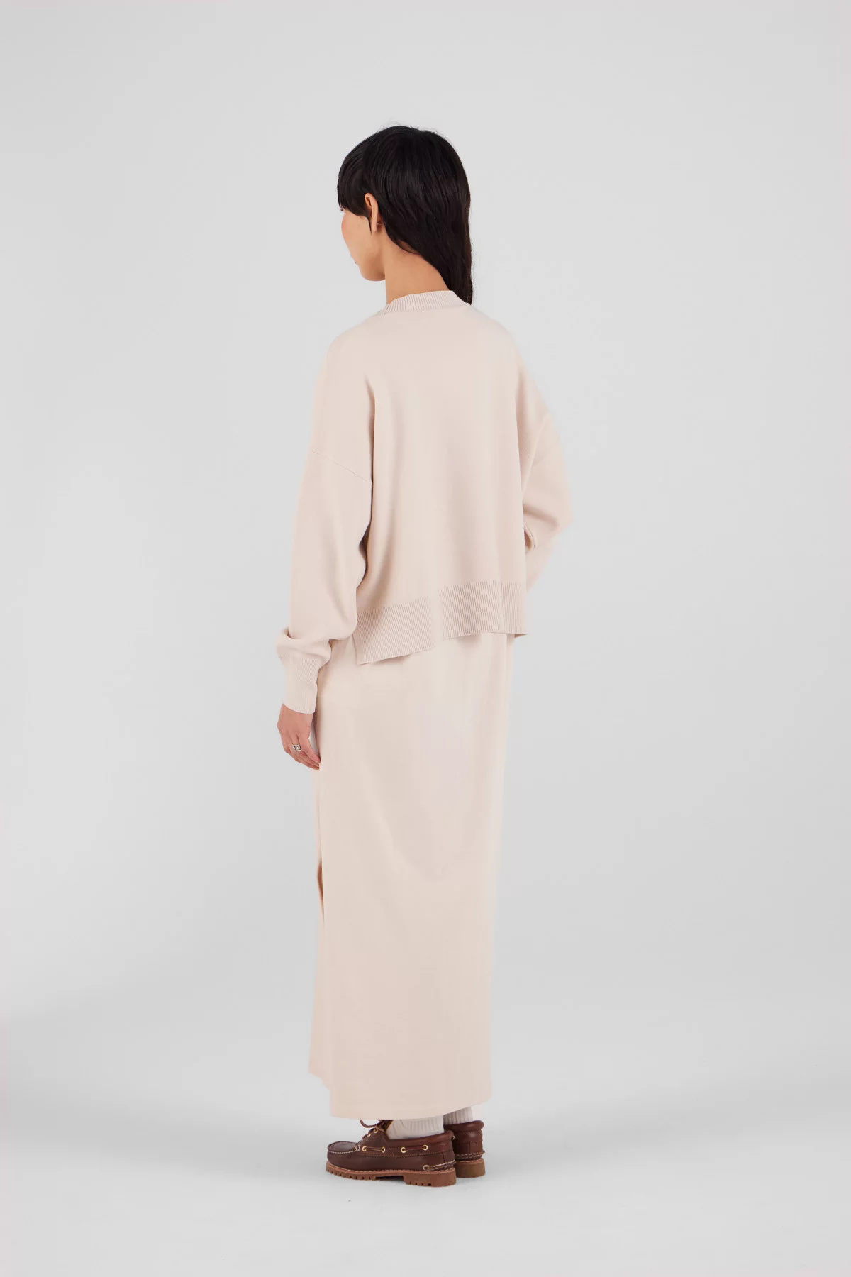 Pull en maille jacquard col rond Natalia