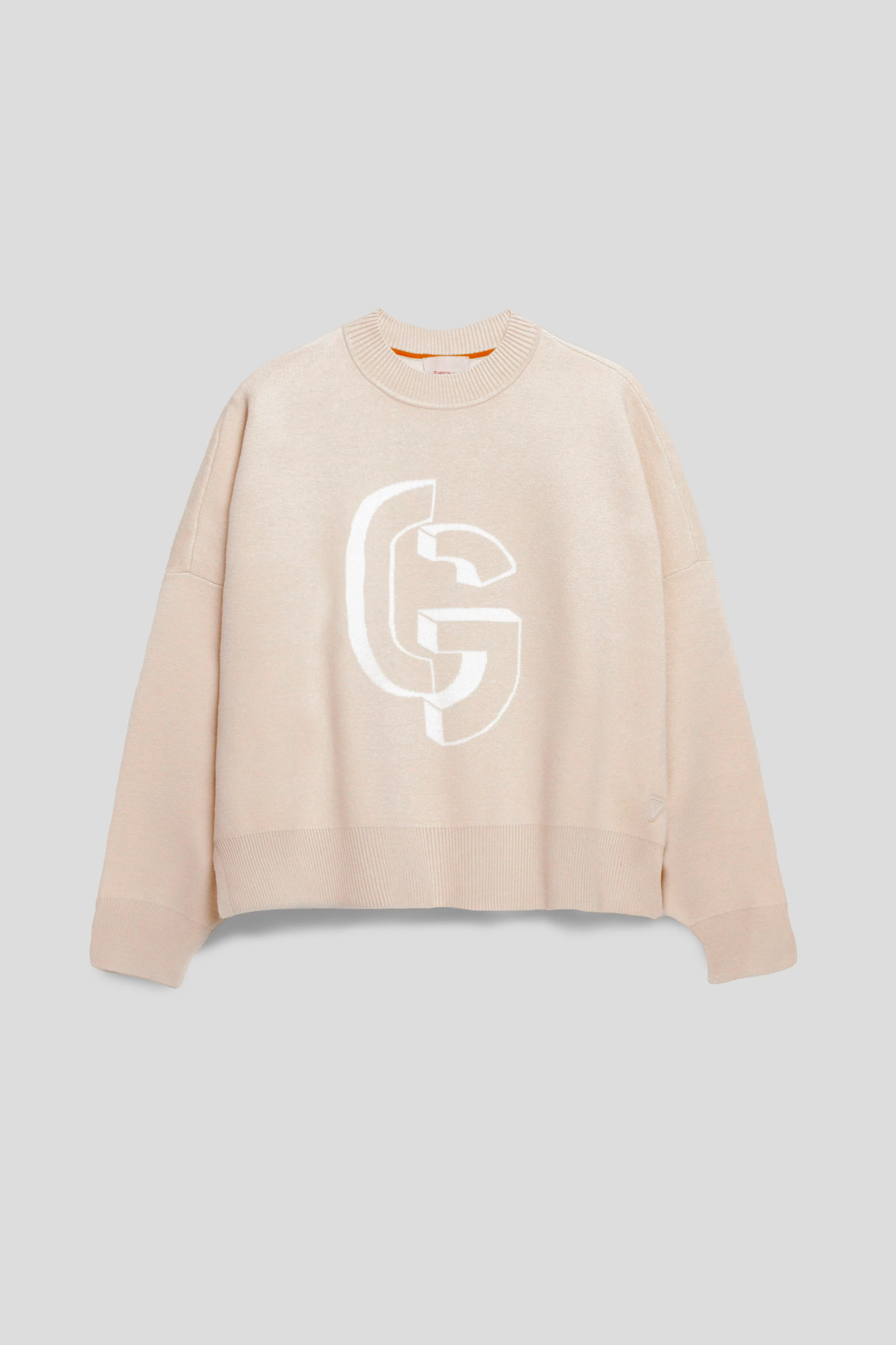 Pull en maille jacquard col rond Natalia