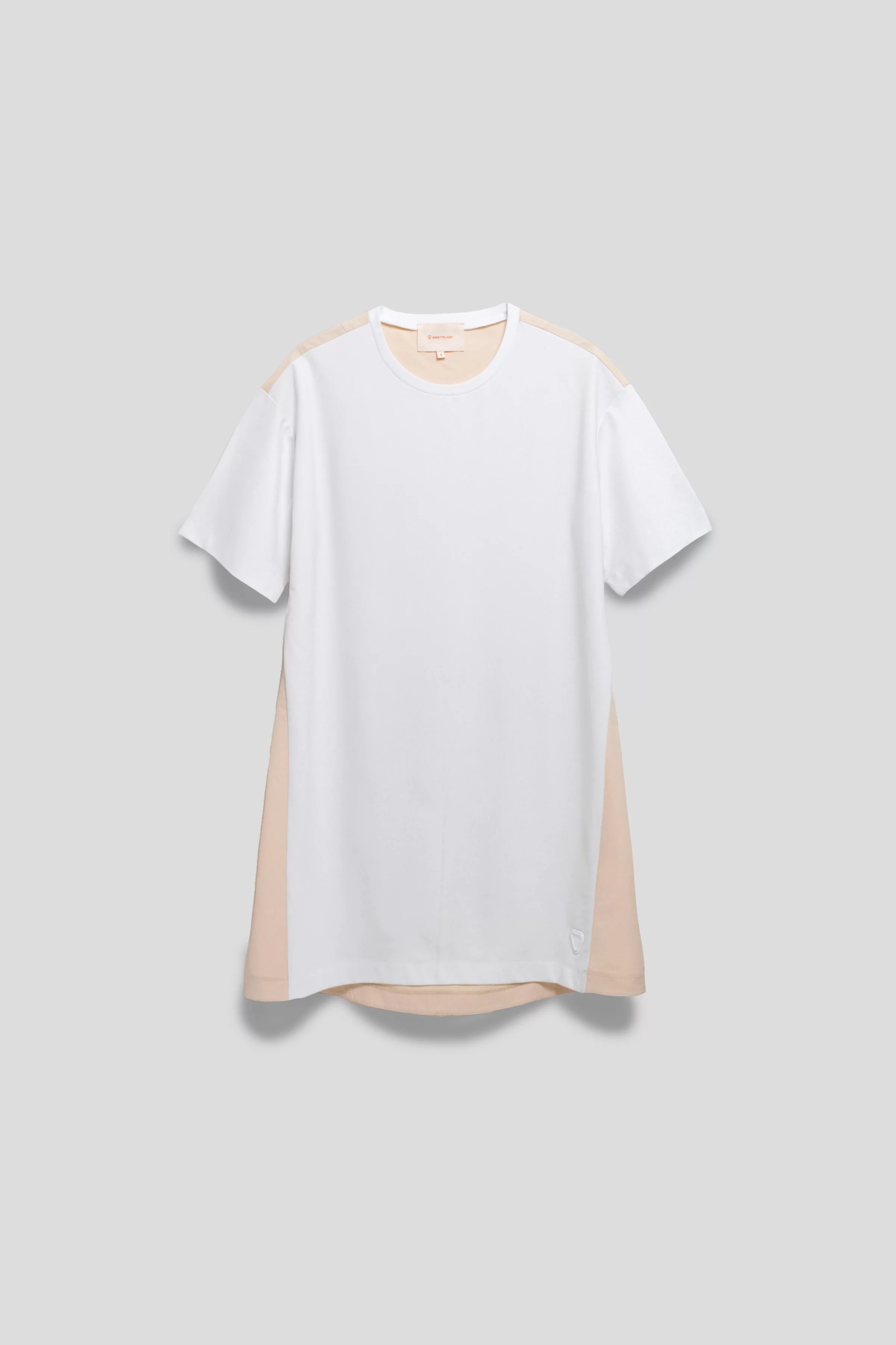 Robe courte avec dos en nylon plissé Wanda