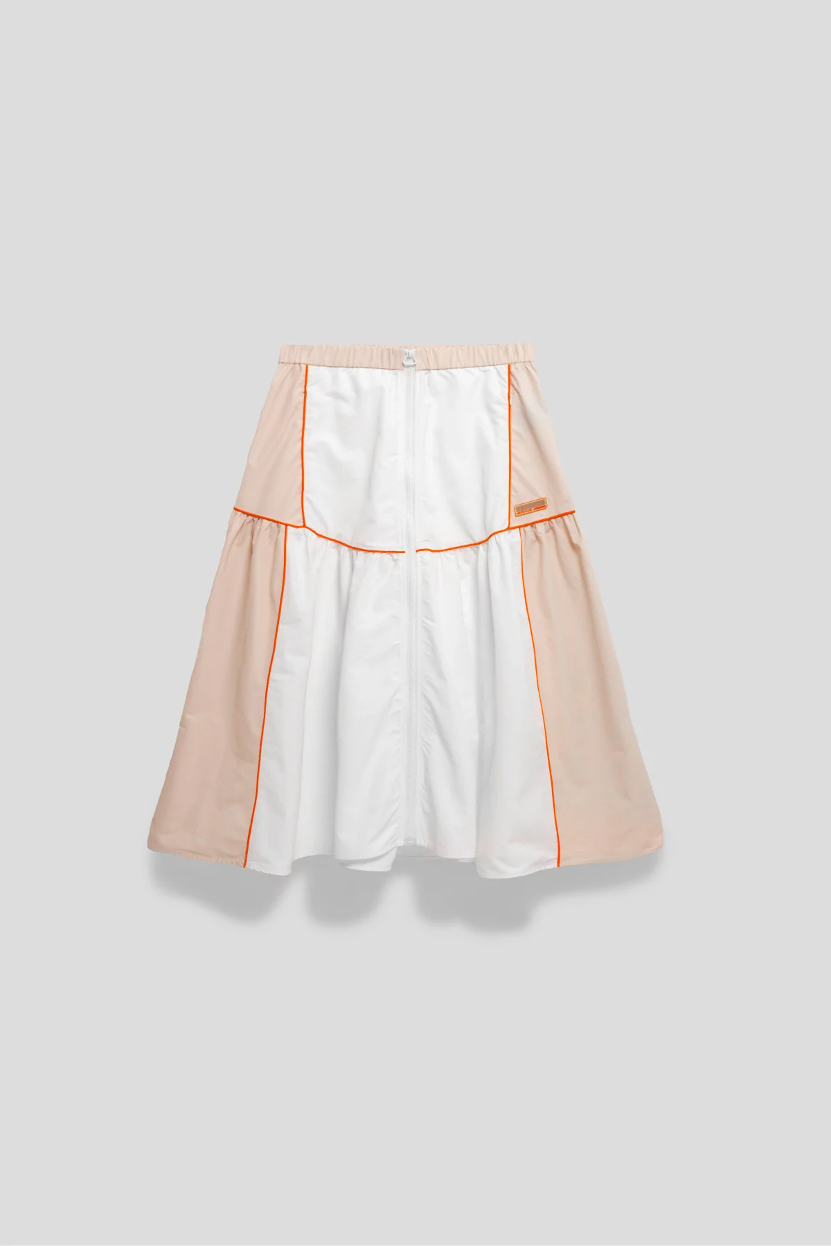 Two-tone long skirt Judith