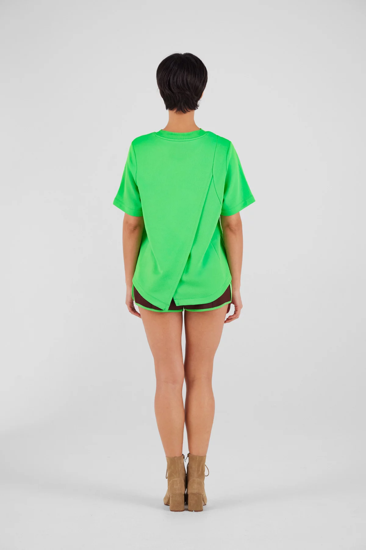 Top en maille asymétrique avec dos ouvert Walden