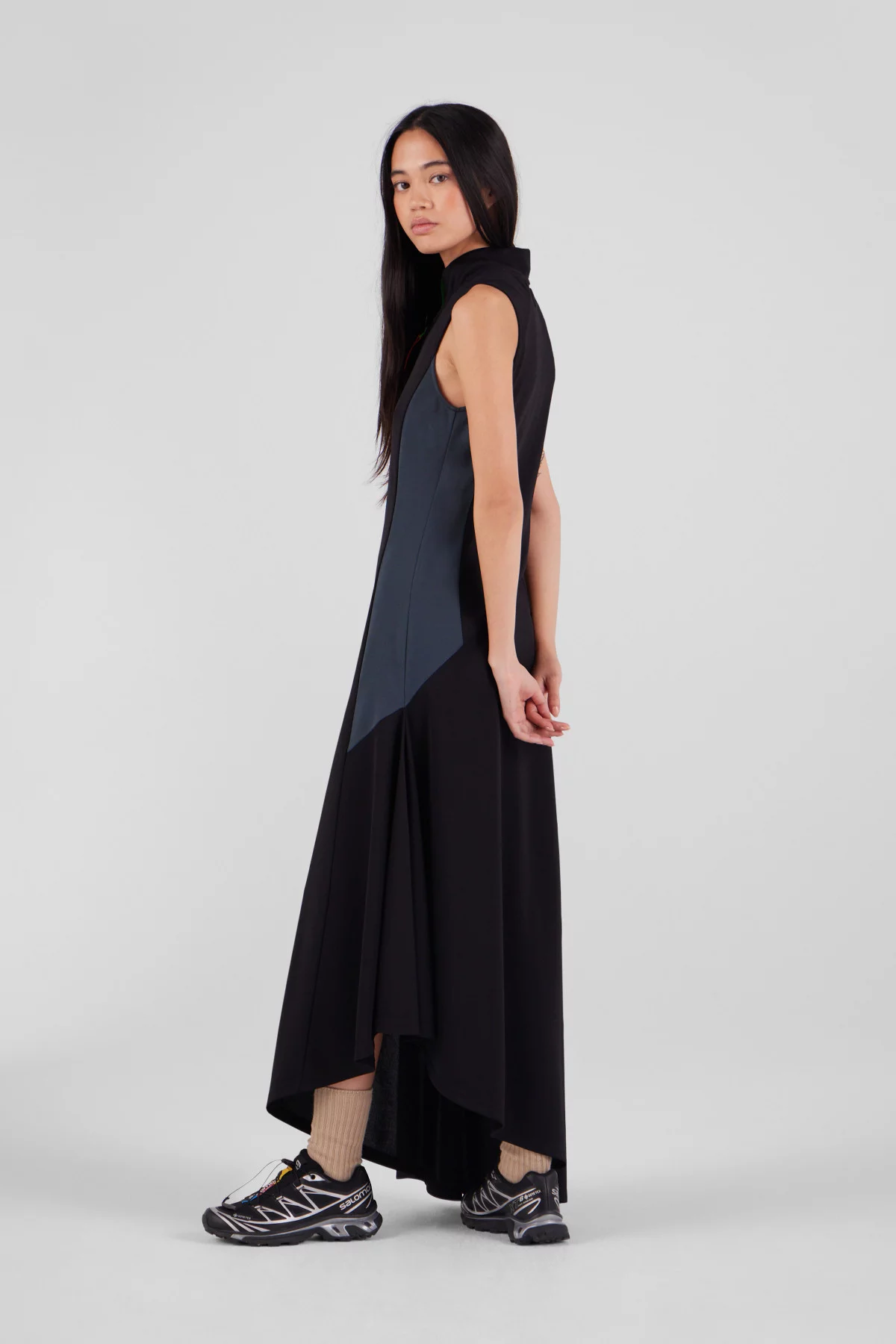 Robe longue en maille Fanelie