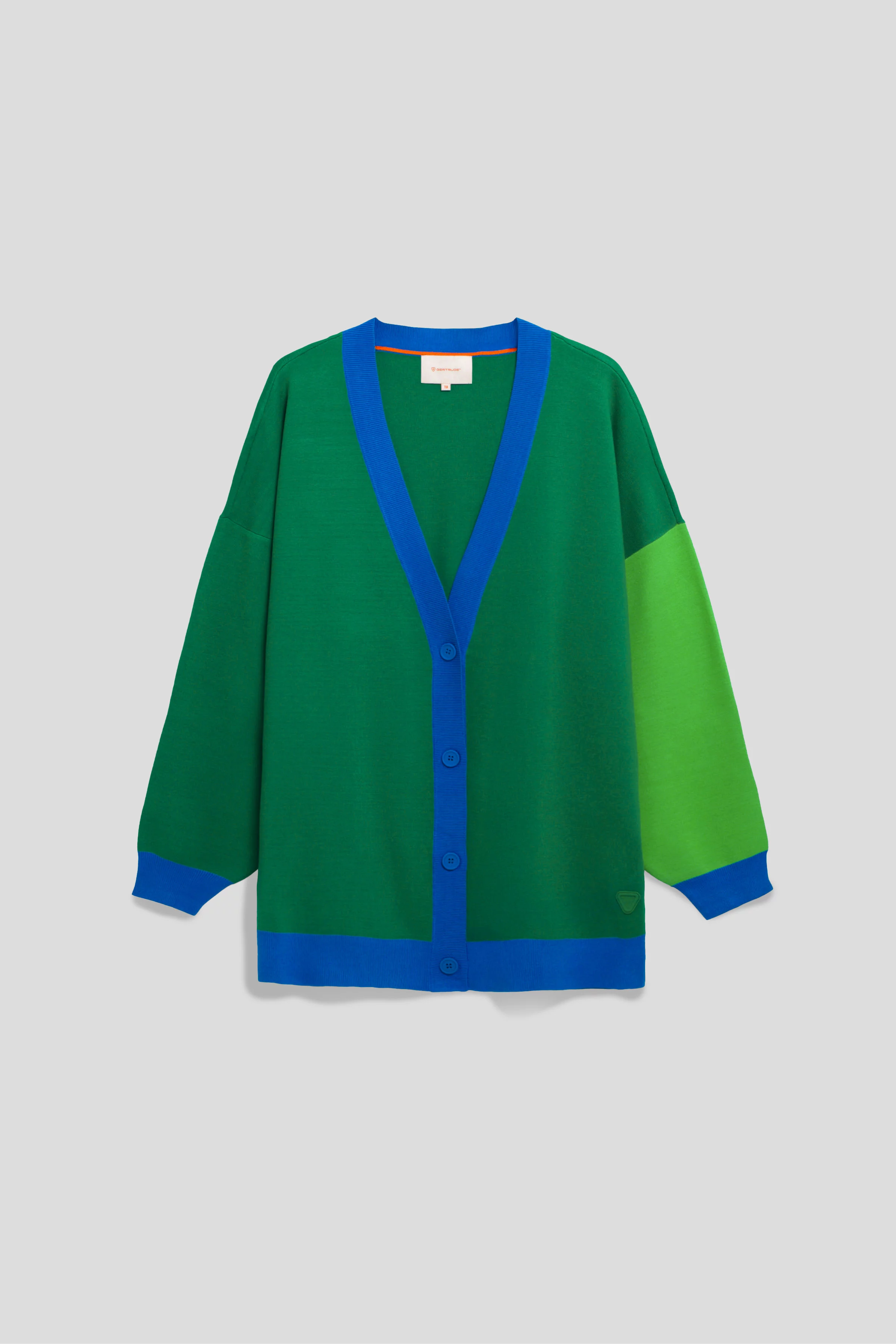 Cardigan in tricolor knit Irina