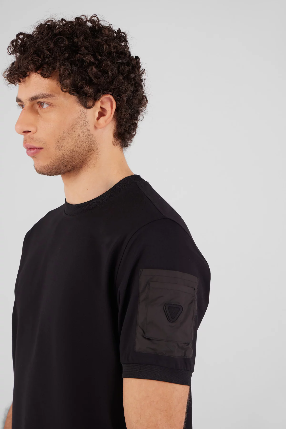 T-shirt avec poche en nylon Timeo