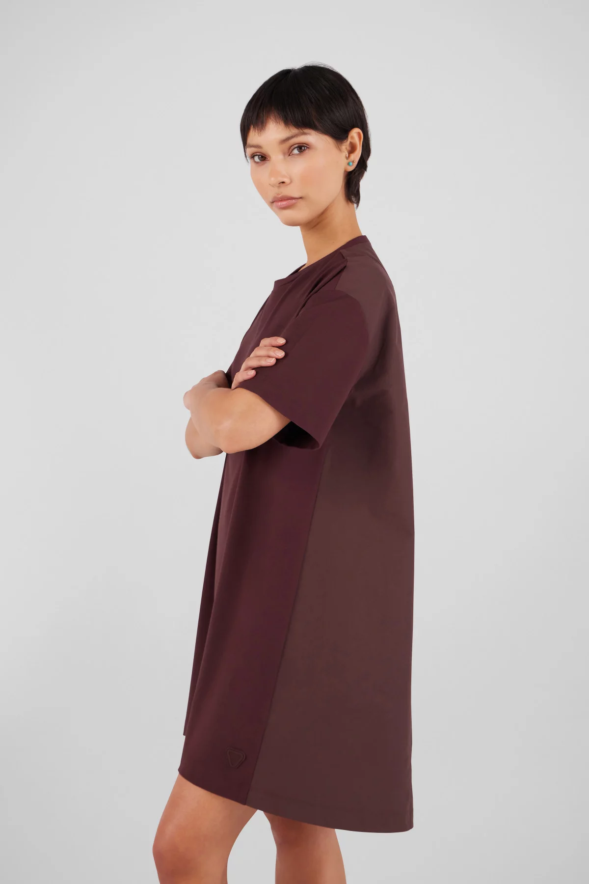 Robe courte avec dos en...