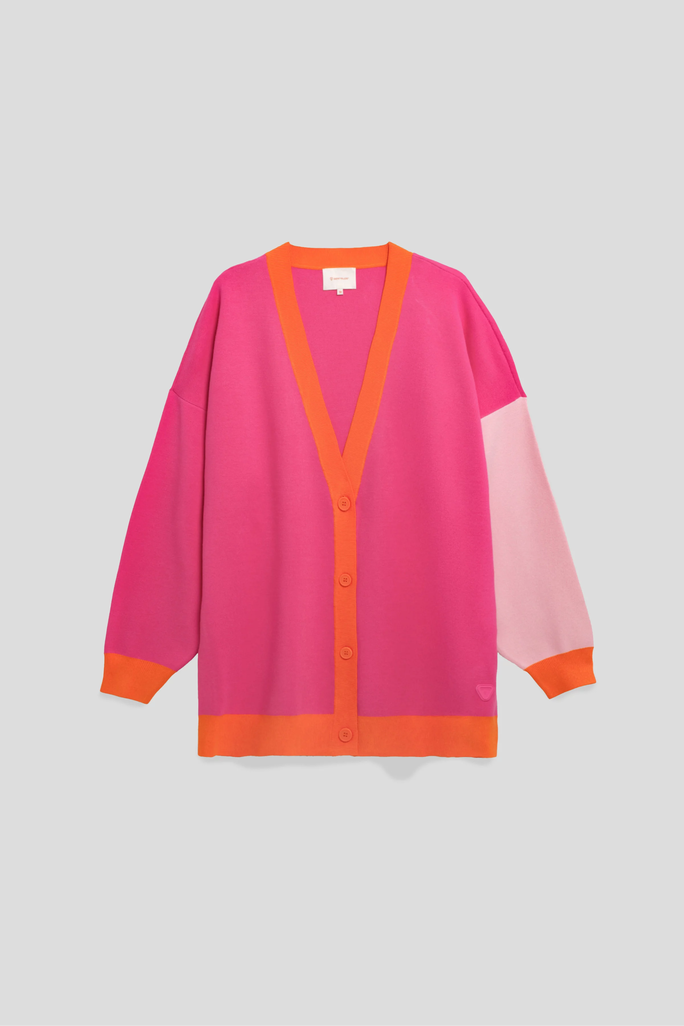 Cardigan in tricolor knit Irina