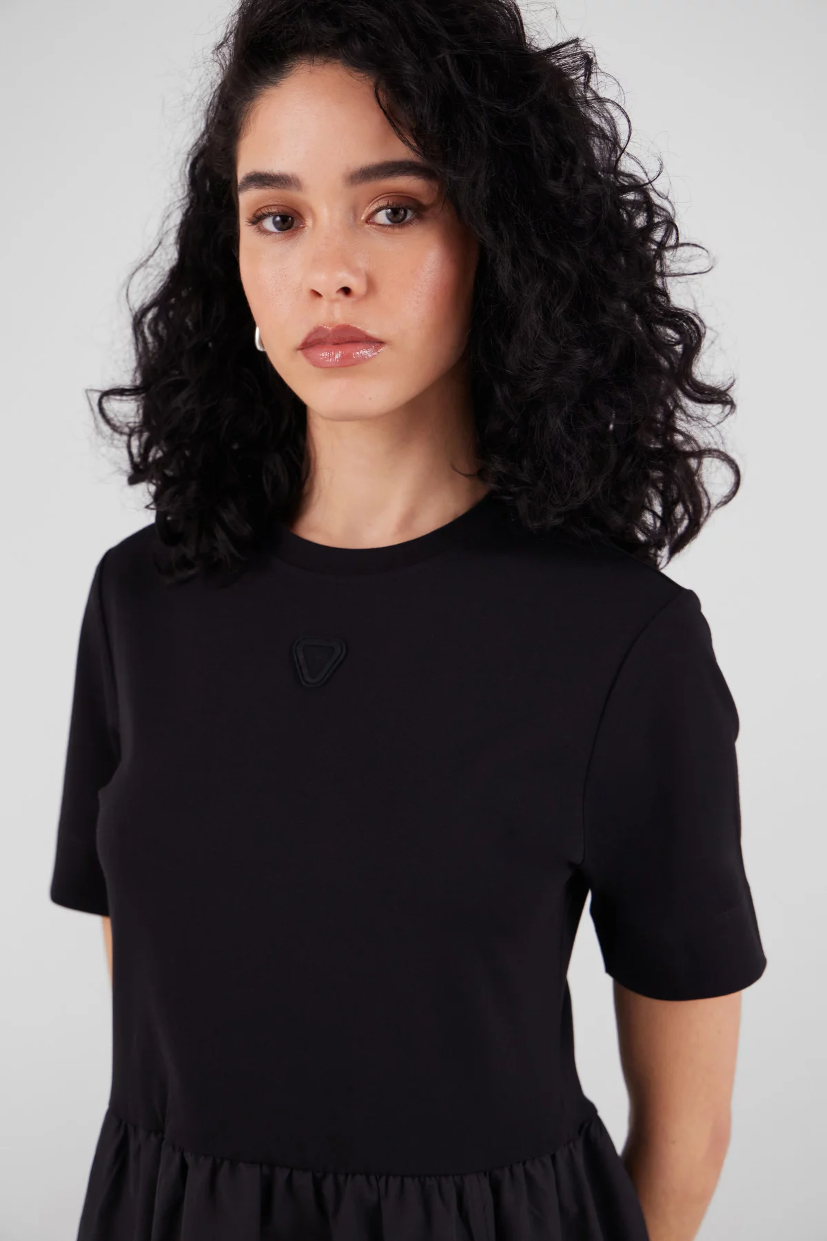 Long dress with short sleeves Marcella