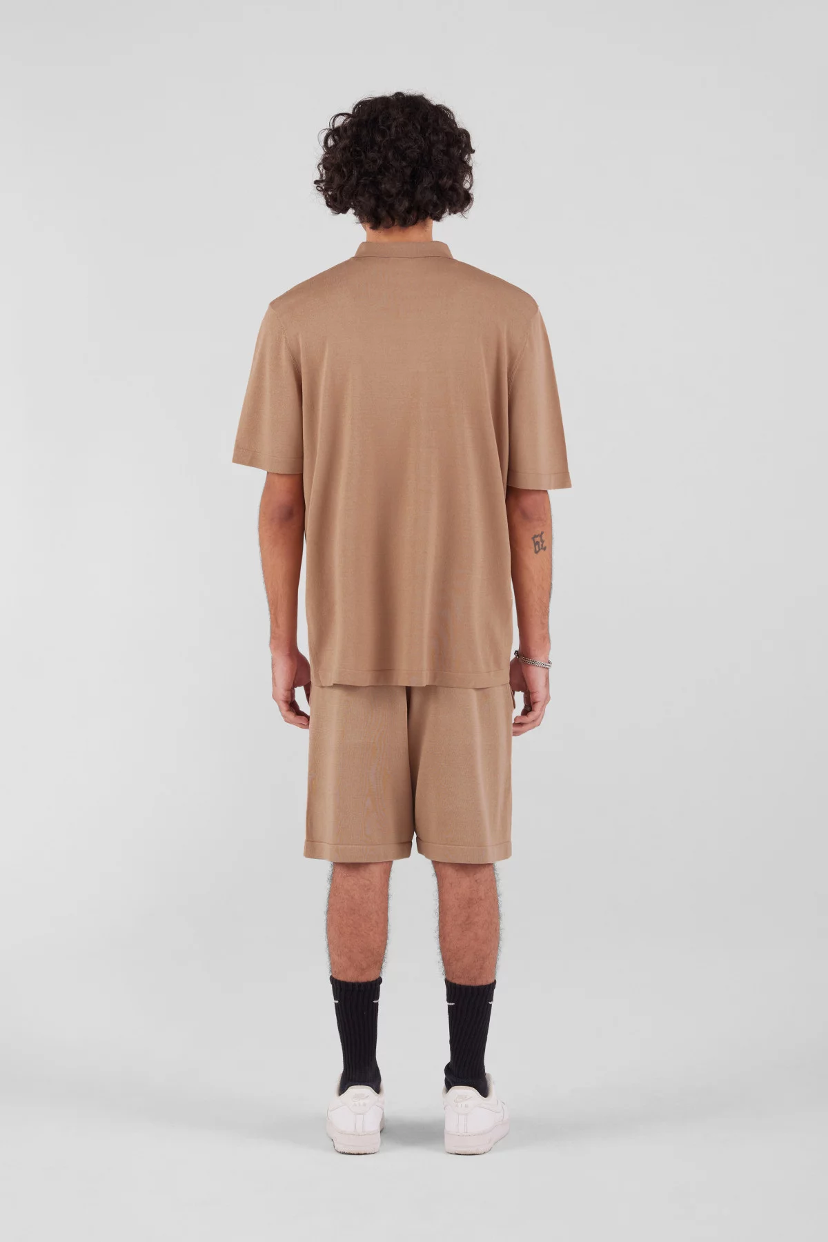 Loose knit polo shirt Jude