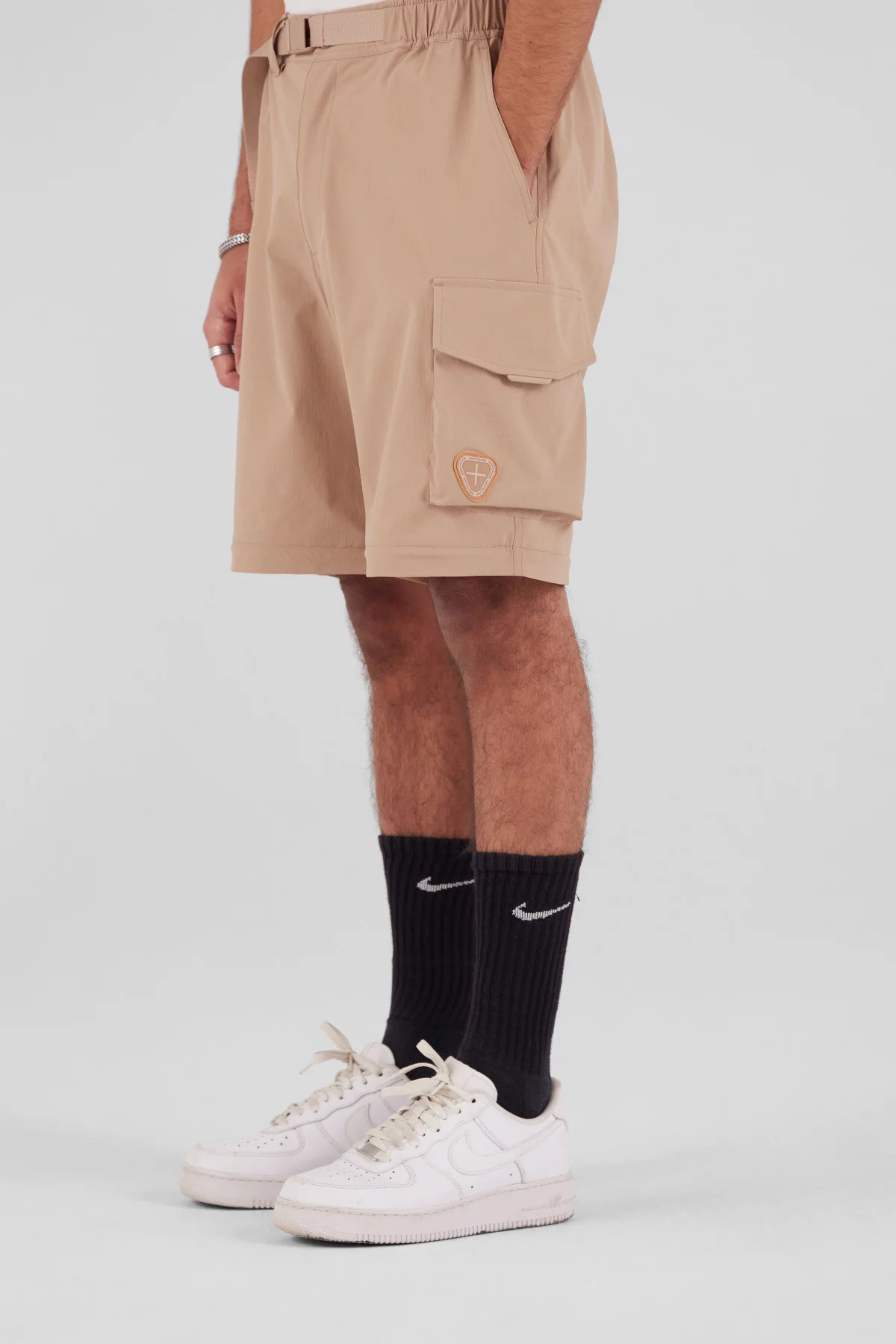 2-in-1 pants in stretch ripstop Marin