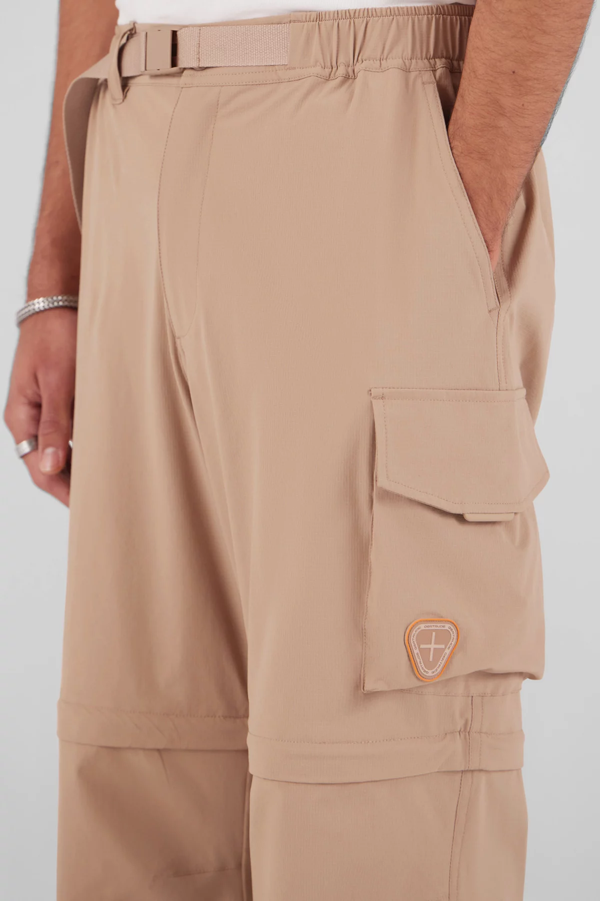 2-in-1 pants in stretch ripstop Marin