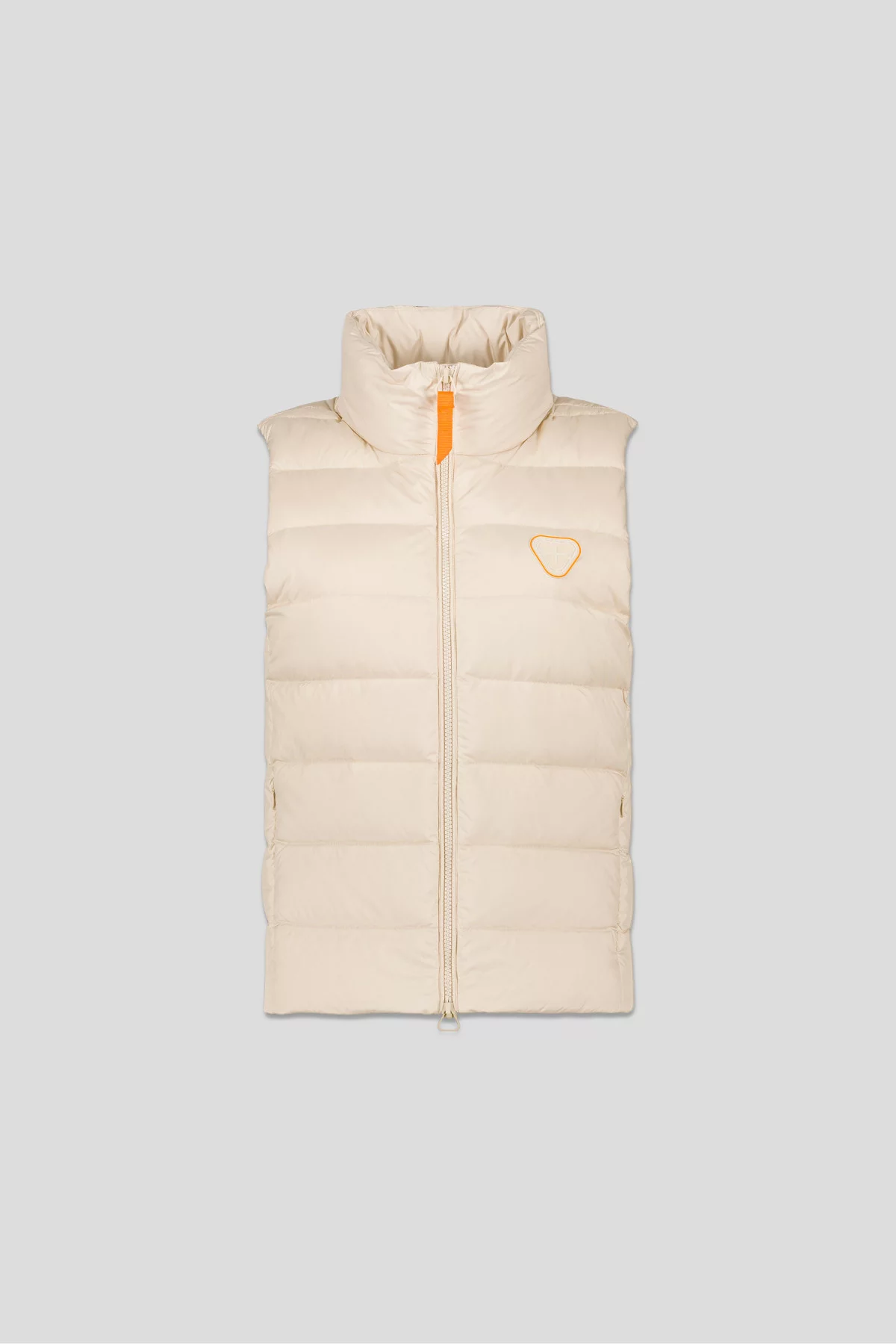 Sleeveless padded jacket with stand-up collar Rosemarie