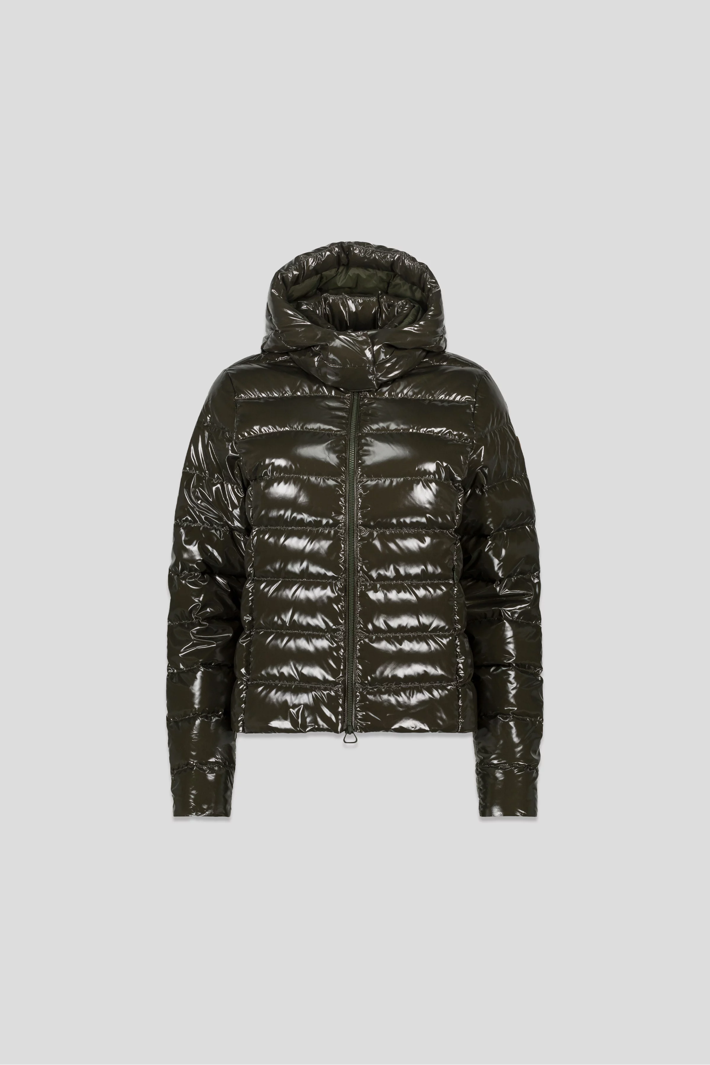Doudoune légère ajustée en nylon glossy France Bright