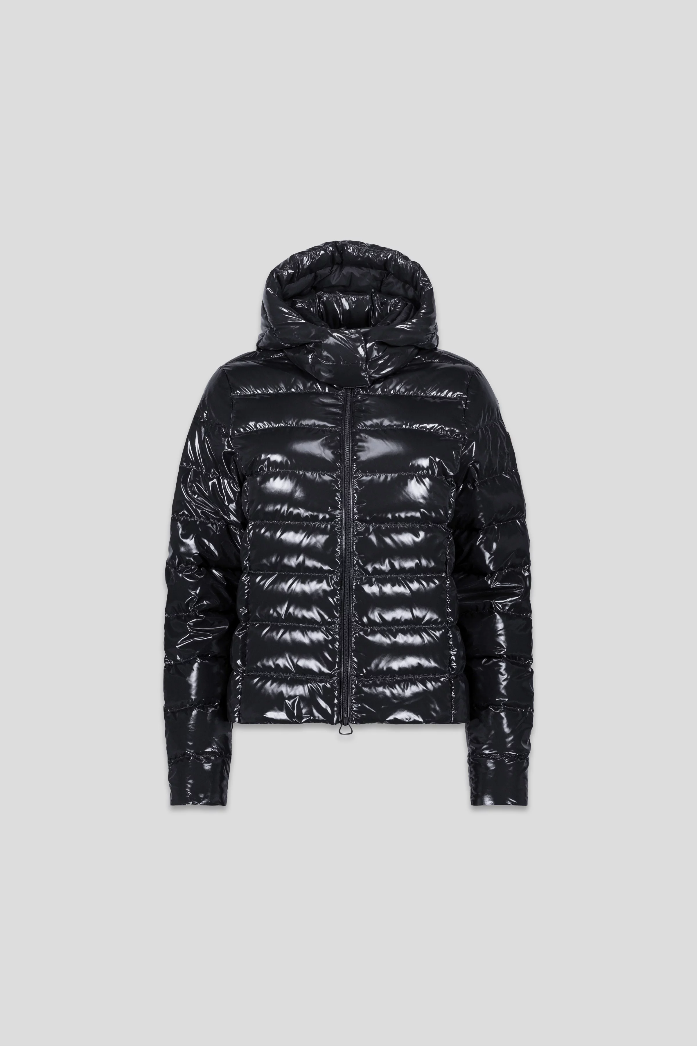 Doudoune légère ajustée en nylon glossy France Bright