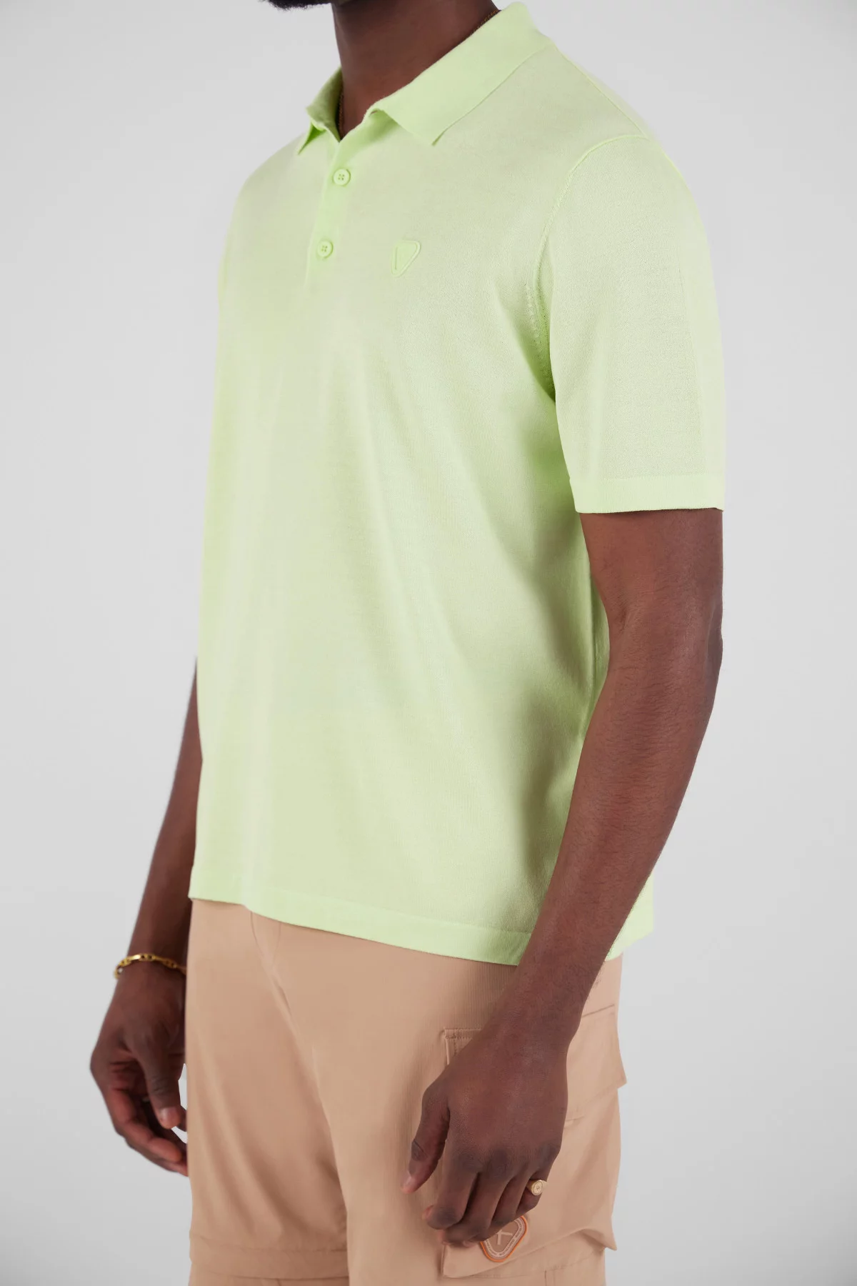 Loose knit polo shirt Jude