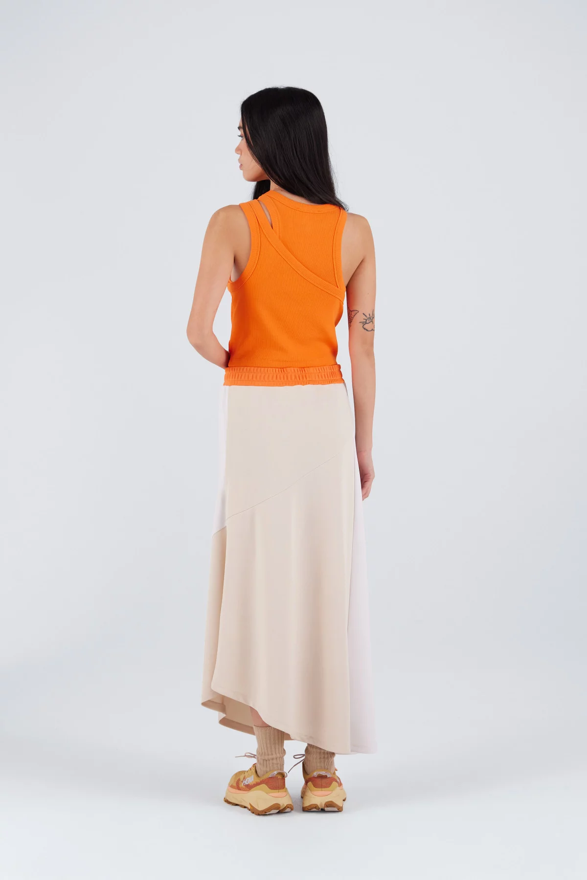 Knitted midi skirt Fan