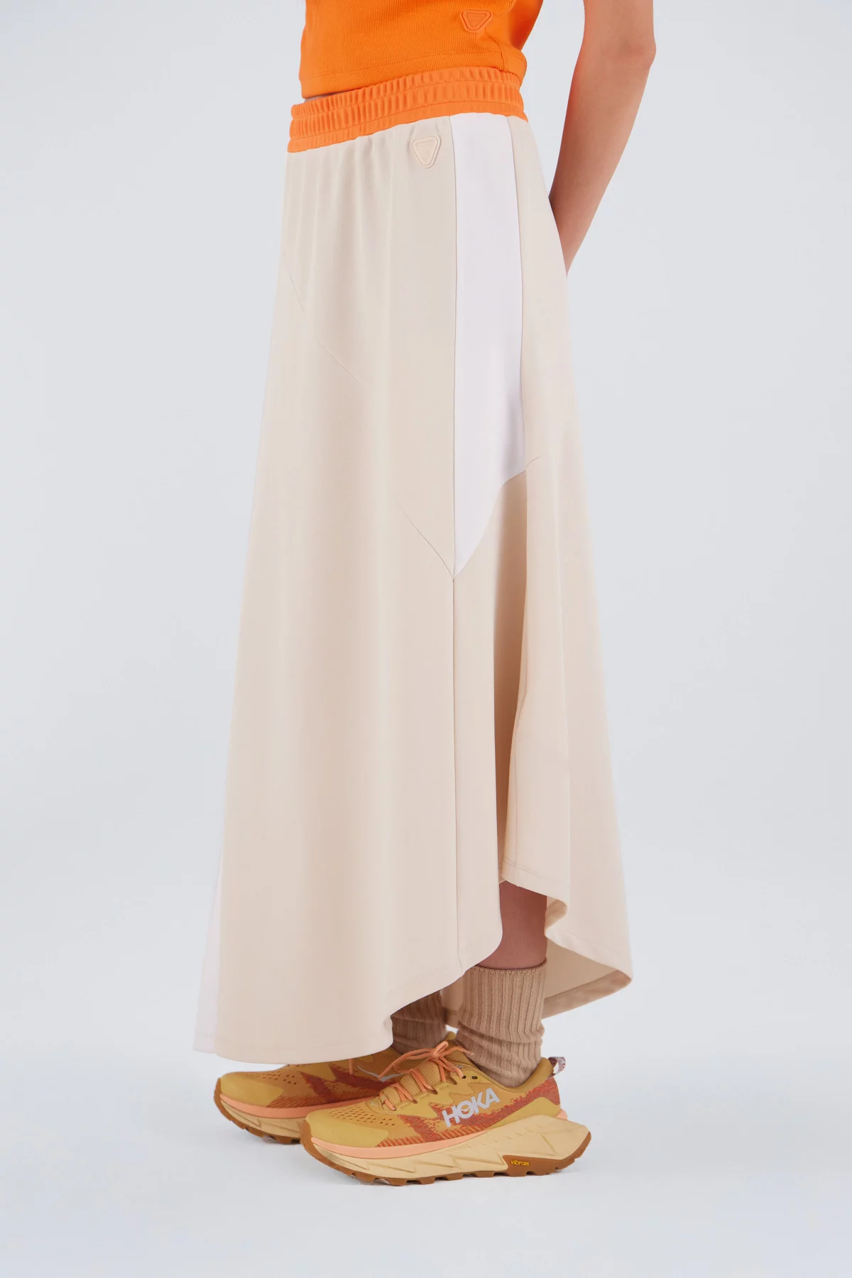 Knitted midi skirt Fan