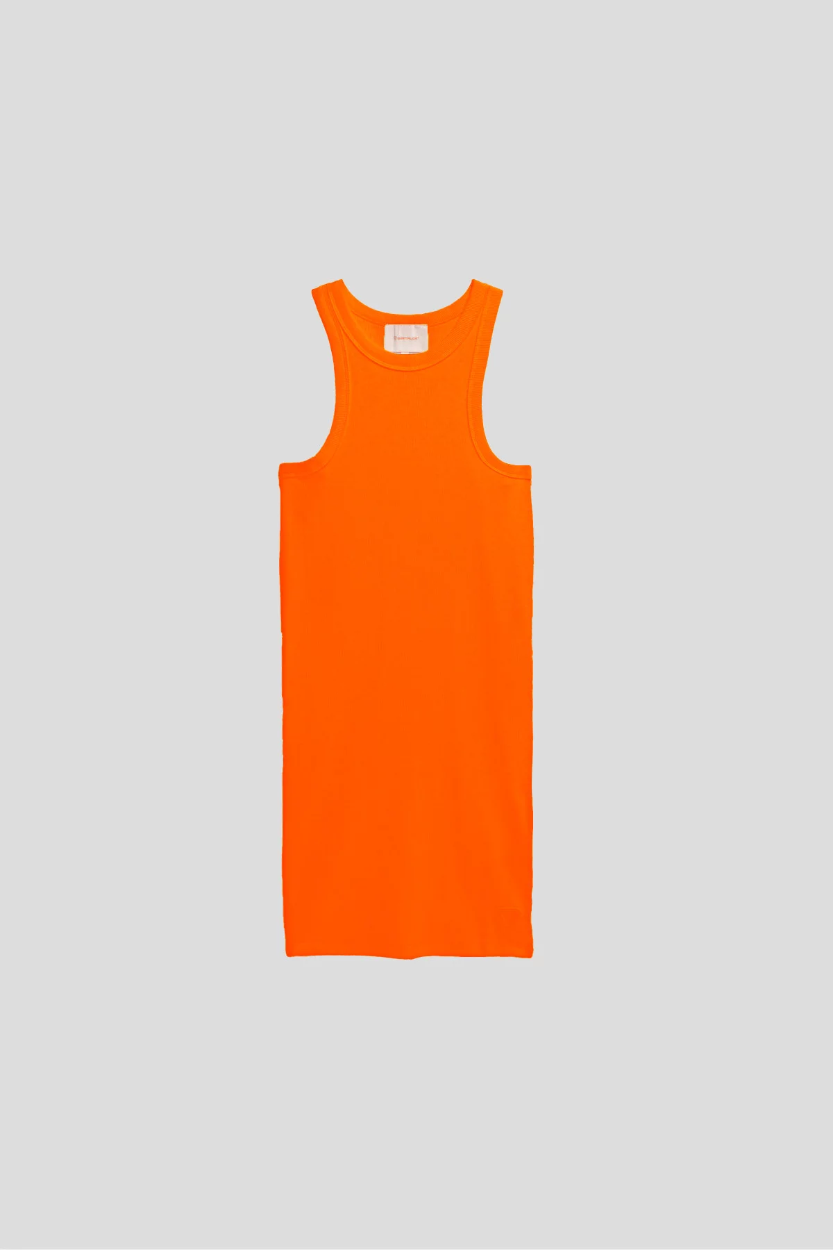 Sleeveless dress in ribbed jersey Tia