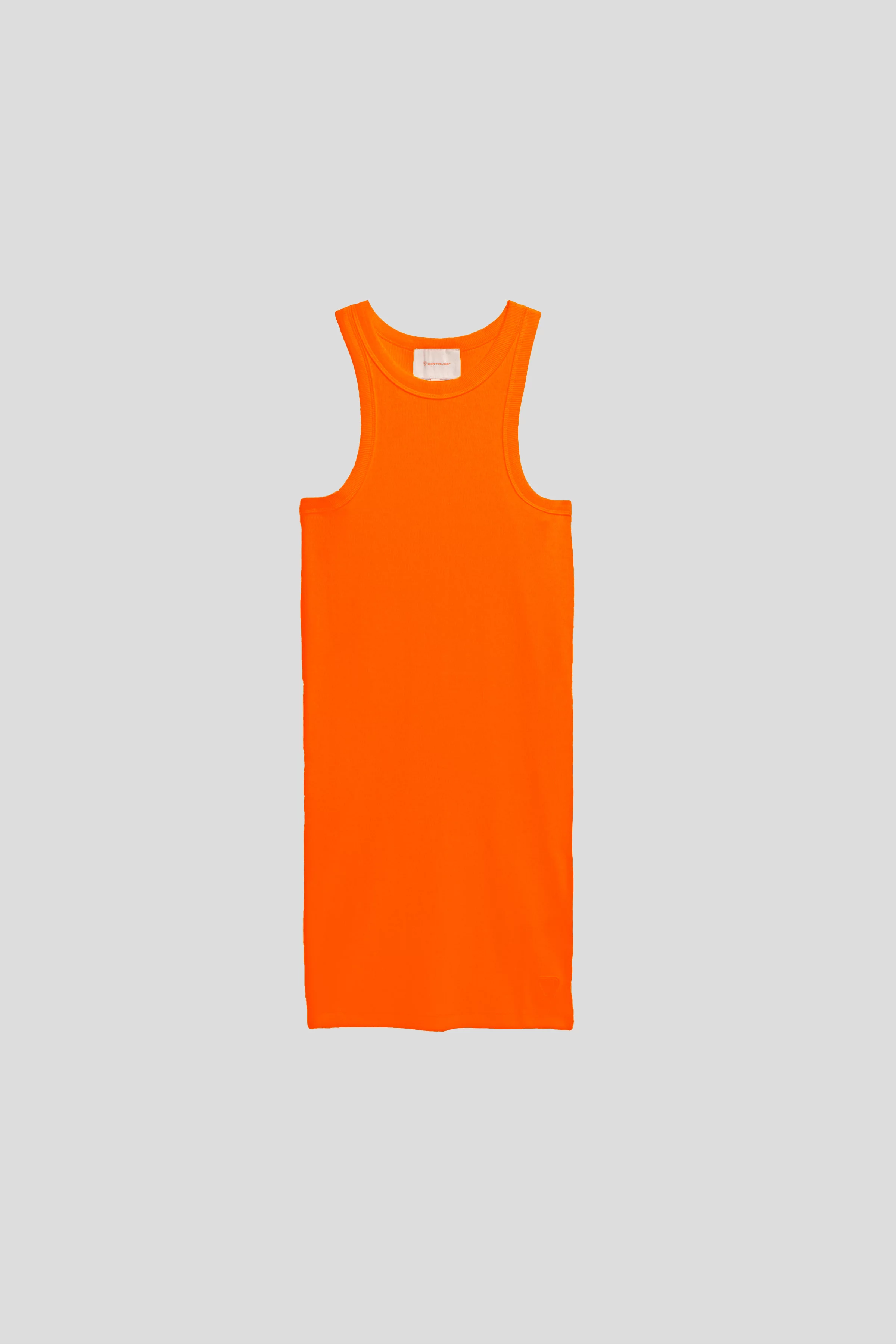 Sleeveless dress in ribbed jersey Tia