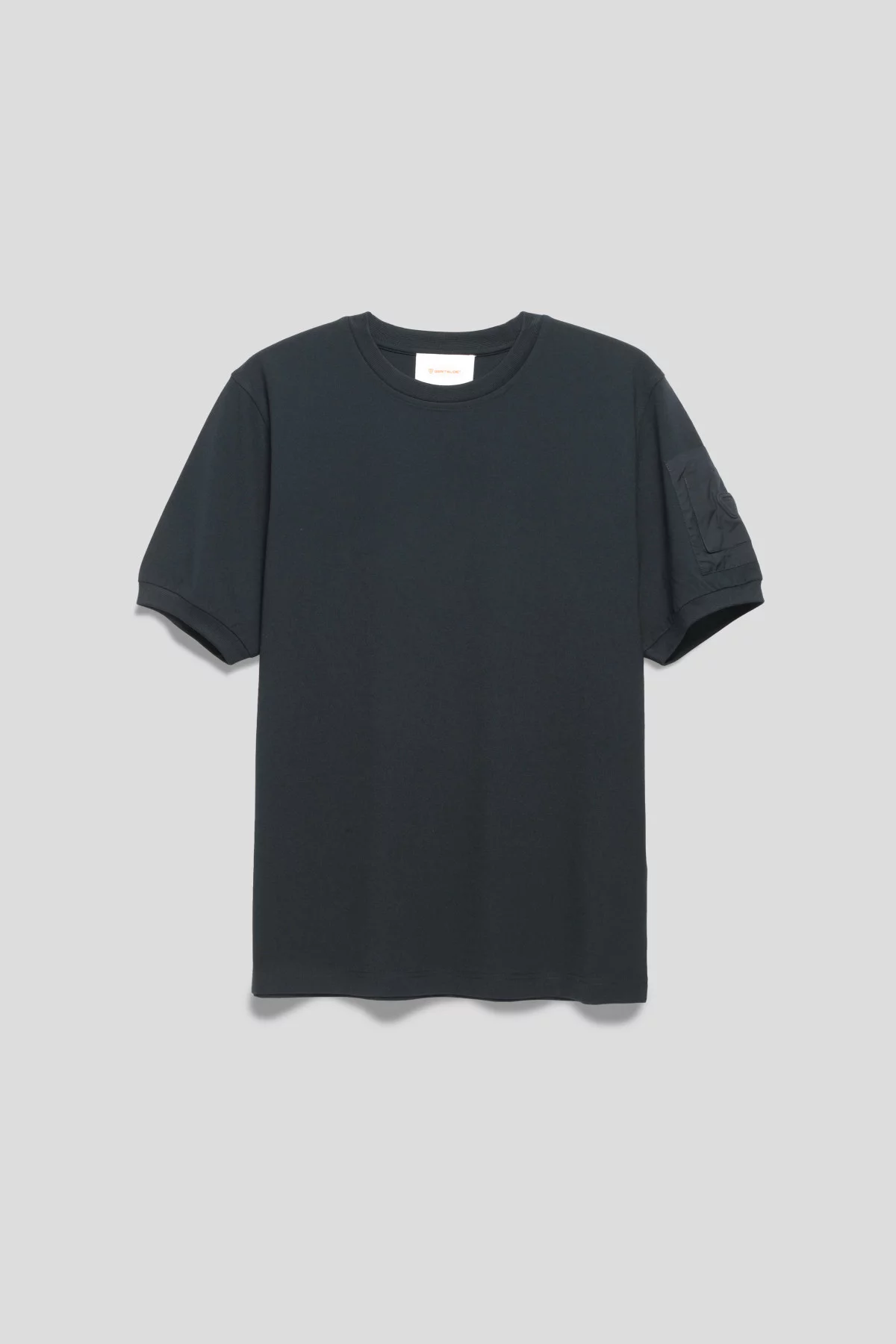 T-shirt with nylon pocket...