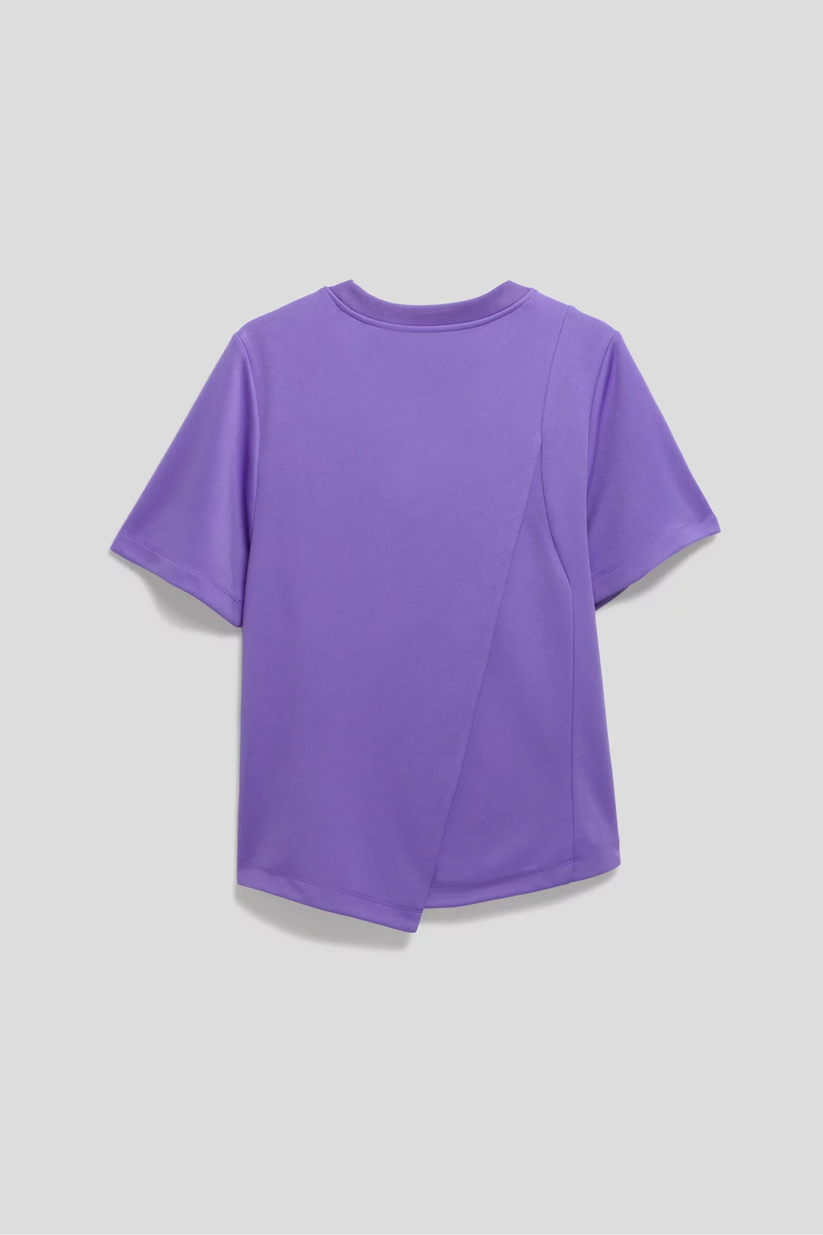 Asymmetrical knitted top with open back Walden