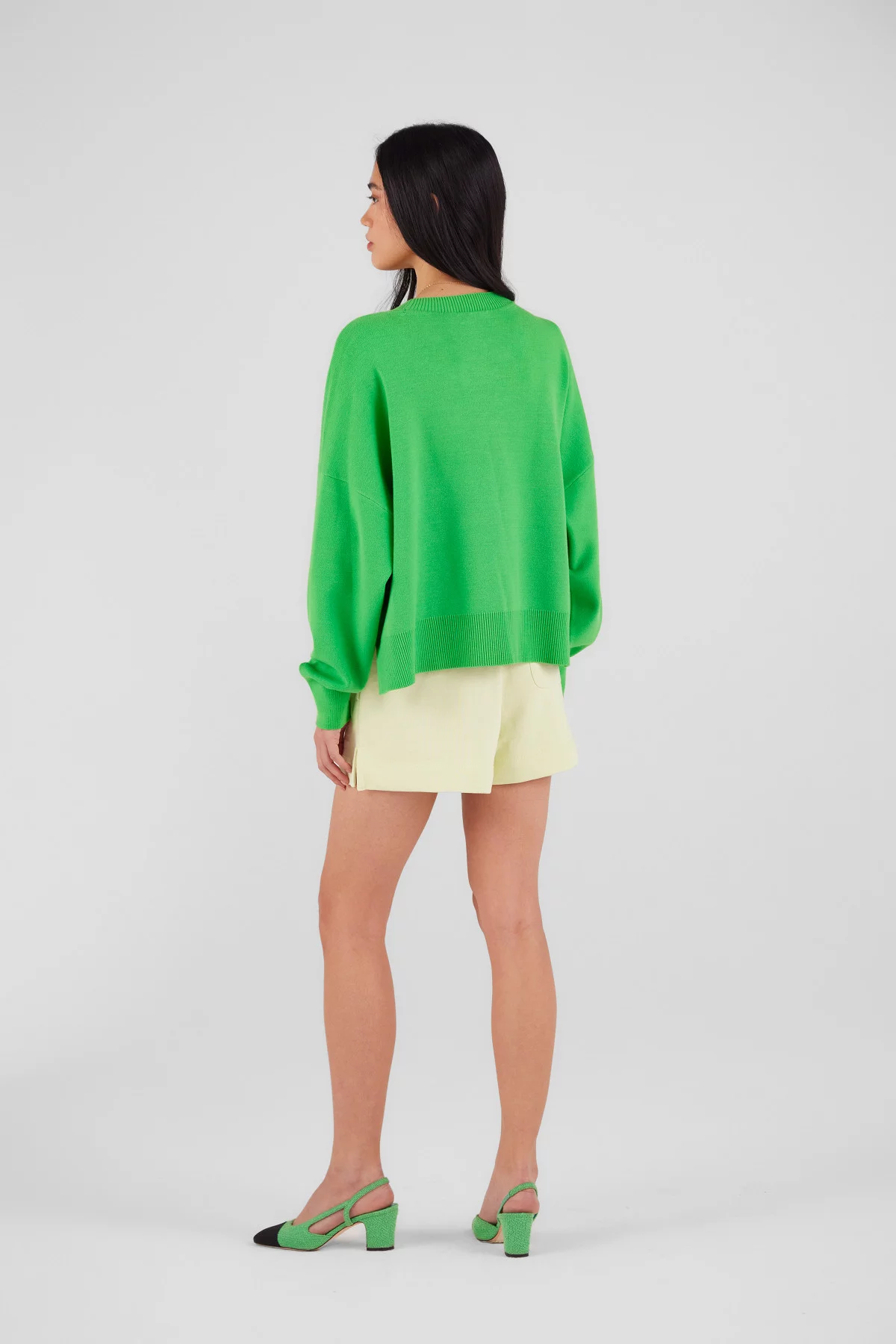 Pull en maille jacquard col rond Natalia