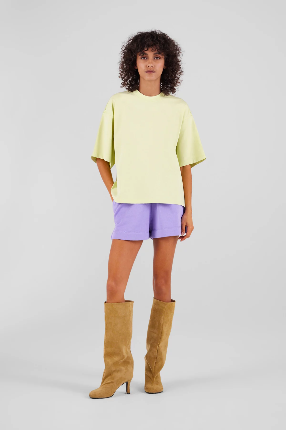 Loose T-shirt in technical jersey Suzon