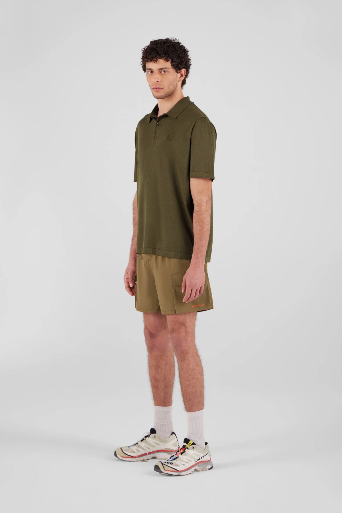 Loose knit polo shirt Jude