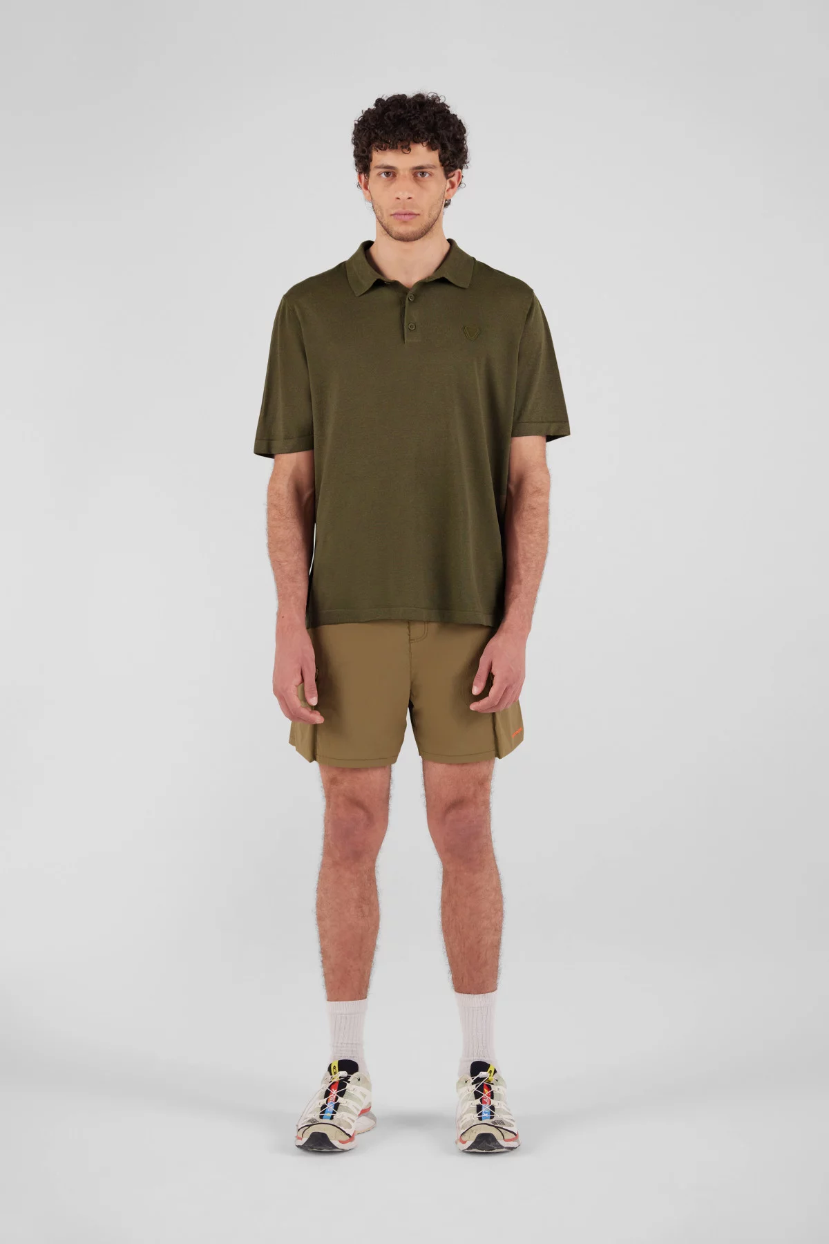 Loose knit polo shirt Jude