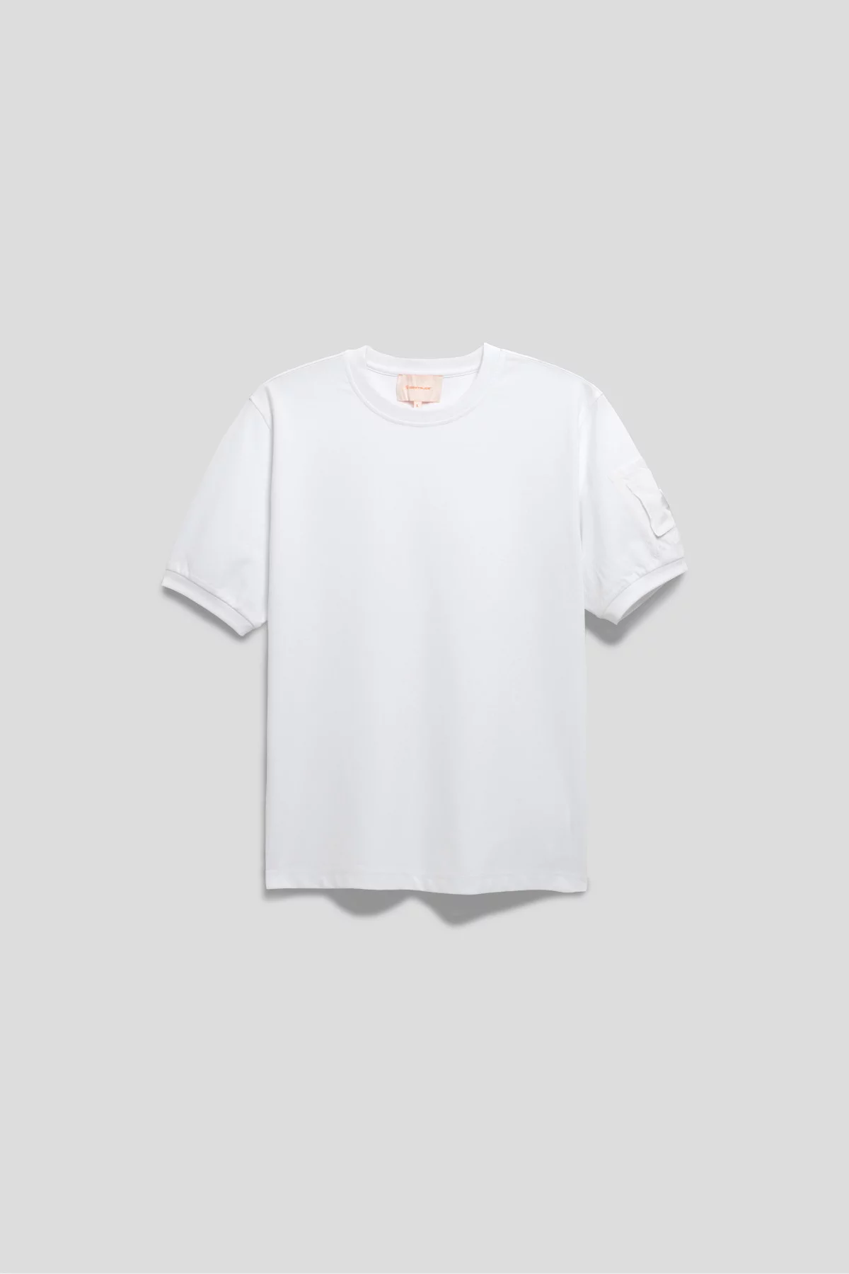 T-shirt with nylon pocket...