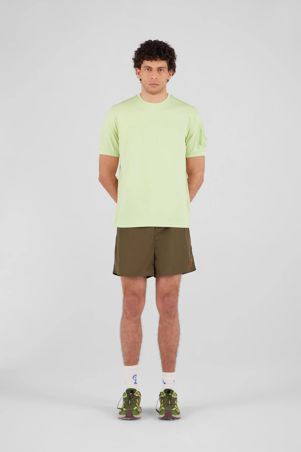 T-shirt avec poche en nylon Timeo