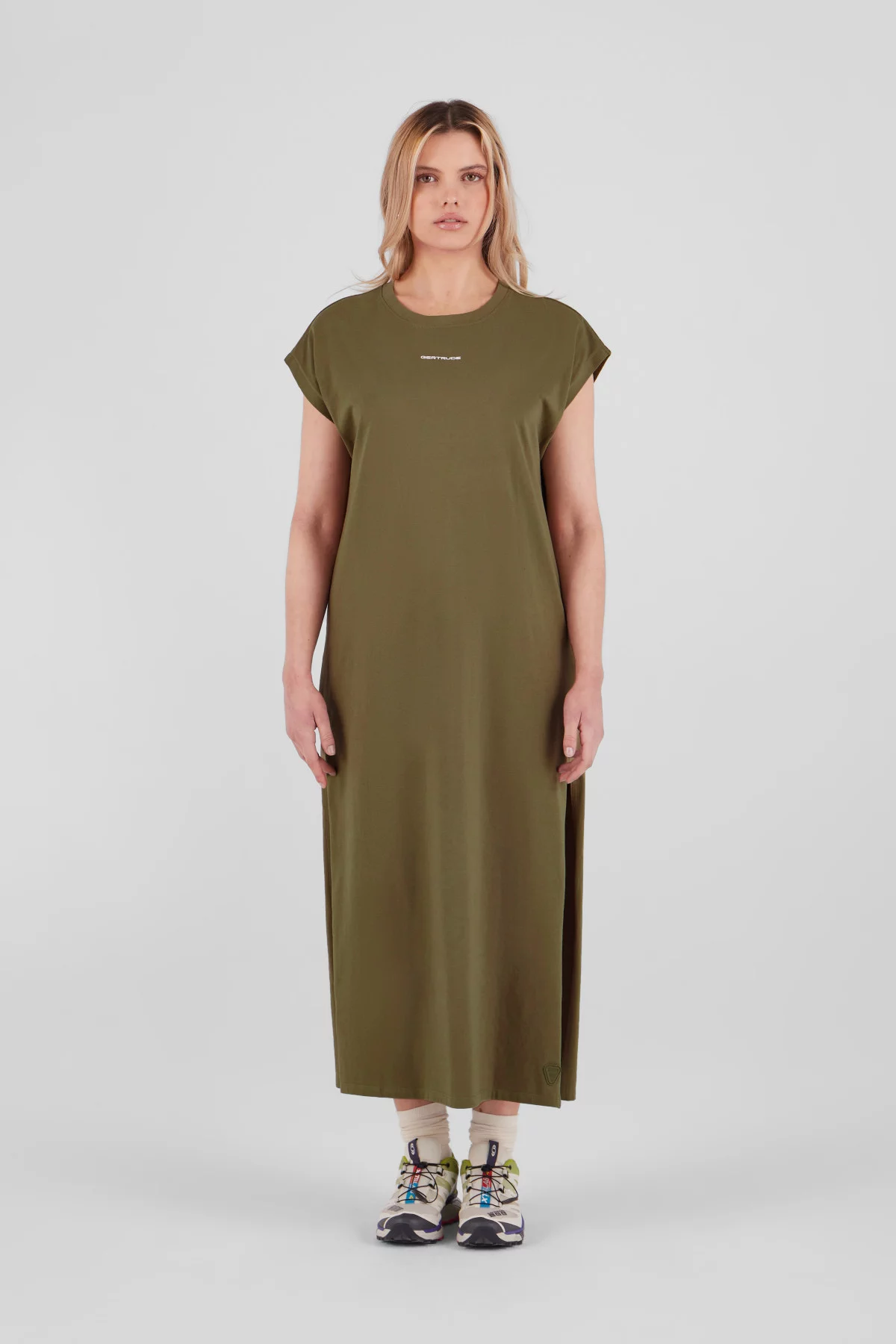 Sleeveless T-shirt dress...